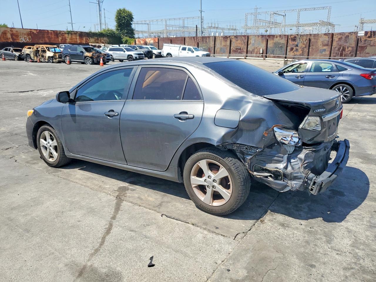 2011 Toyota Corolla Le Charcoal vin: 2T1BU4EE9BC639222