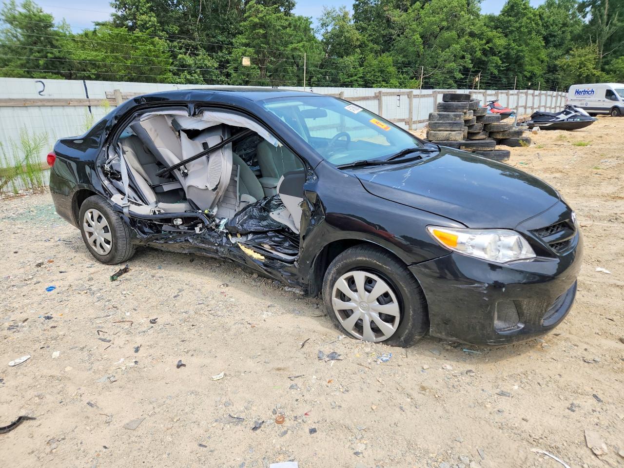 2011 Toyota Corolla Le Black vin: 2T1BU4EE9BC662287