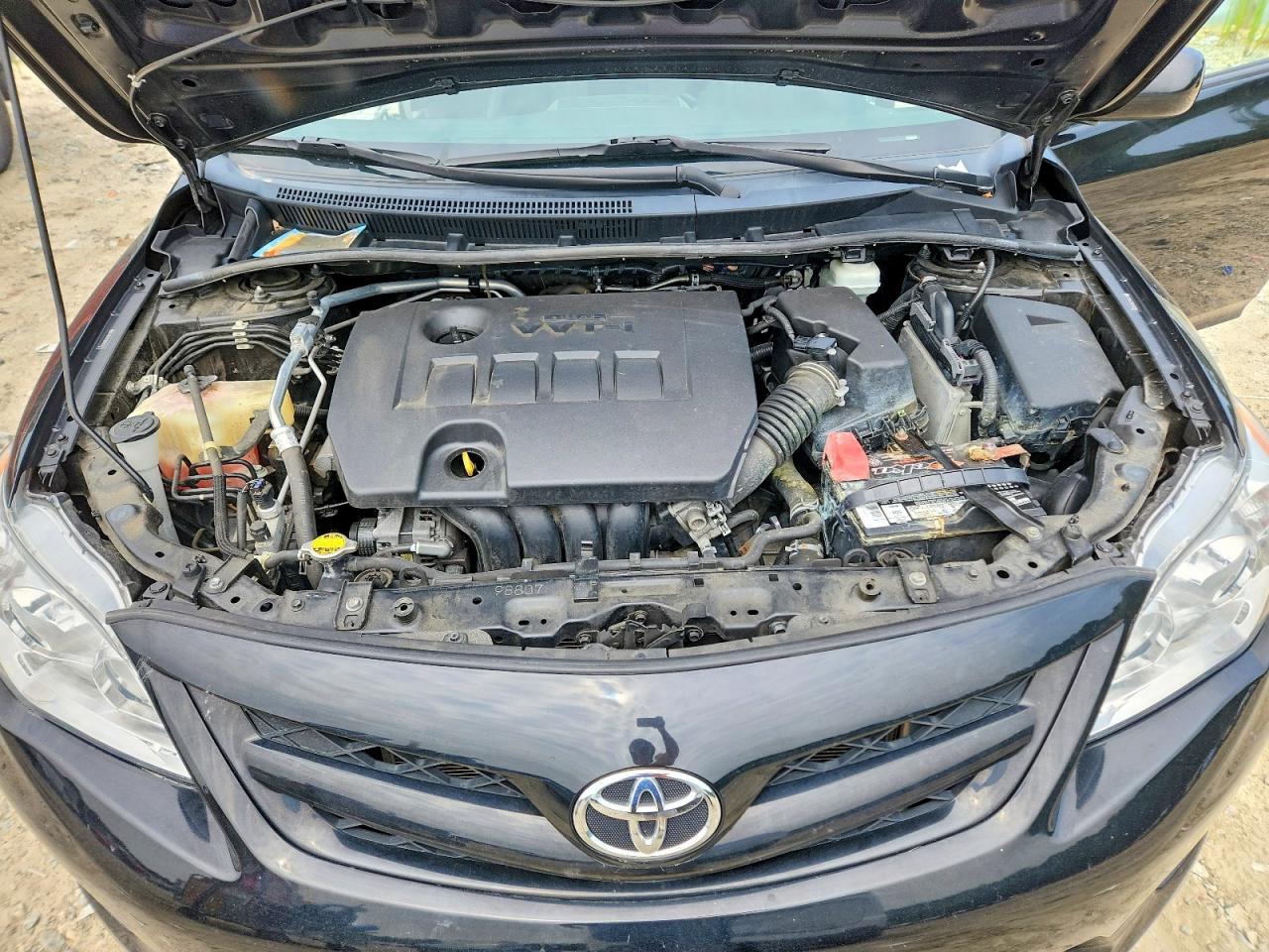 2011 Toyota Corolla Le Black vin: 2T1BU4EE9BC662287