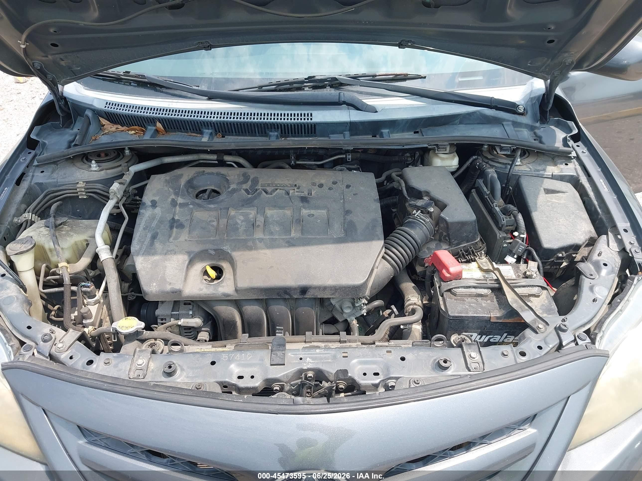 2011 Toyota Corolla S Gray vin: 2T1BU4EE9BC670759