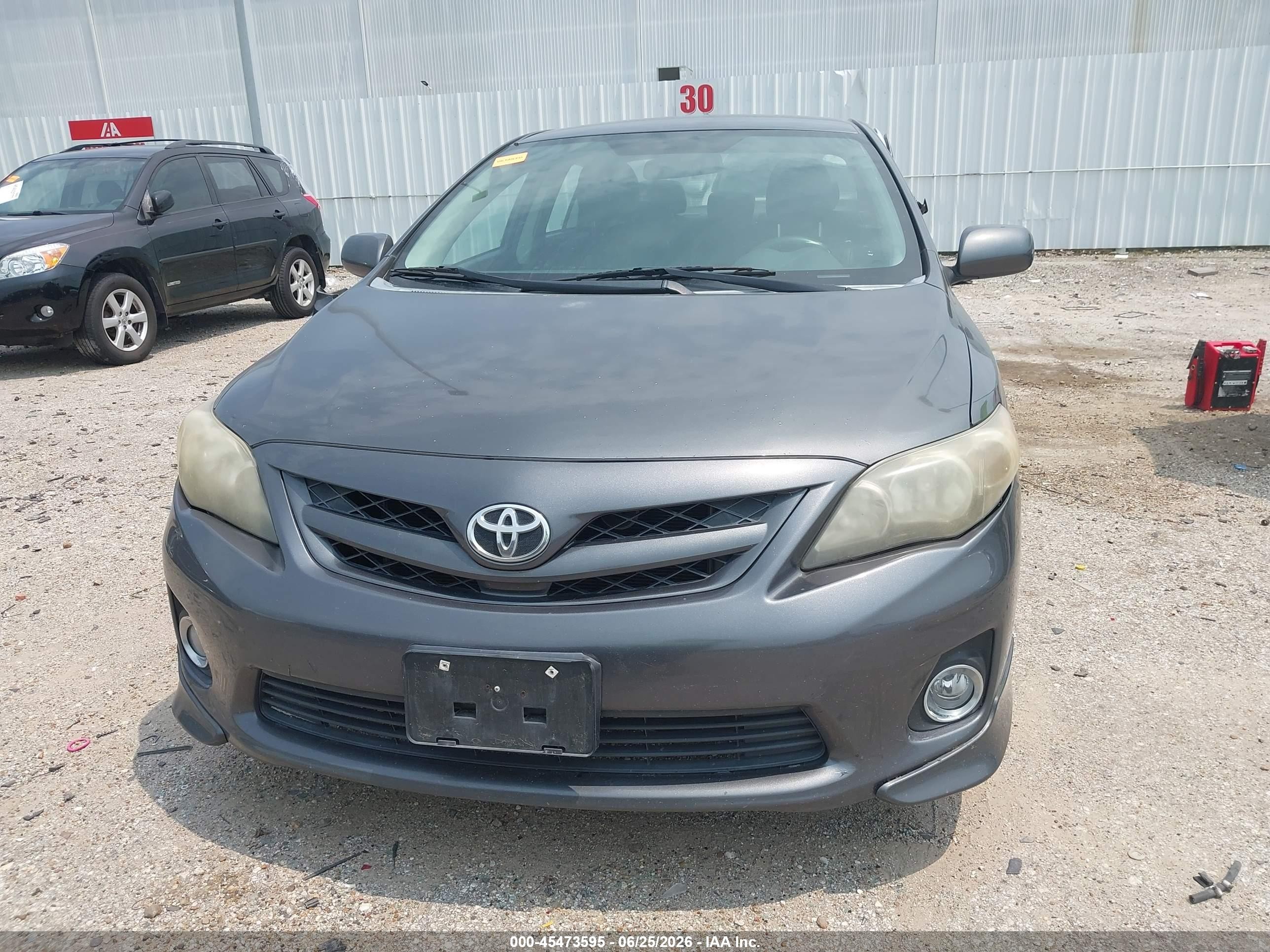 2011 Toyota Corolla S Gray vin: 2T1BU4EE9BC670759