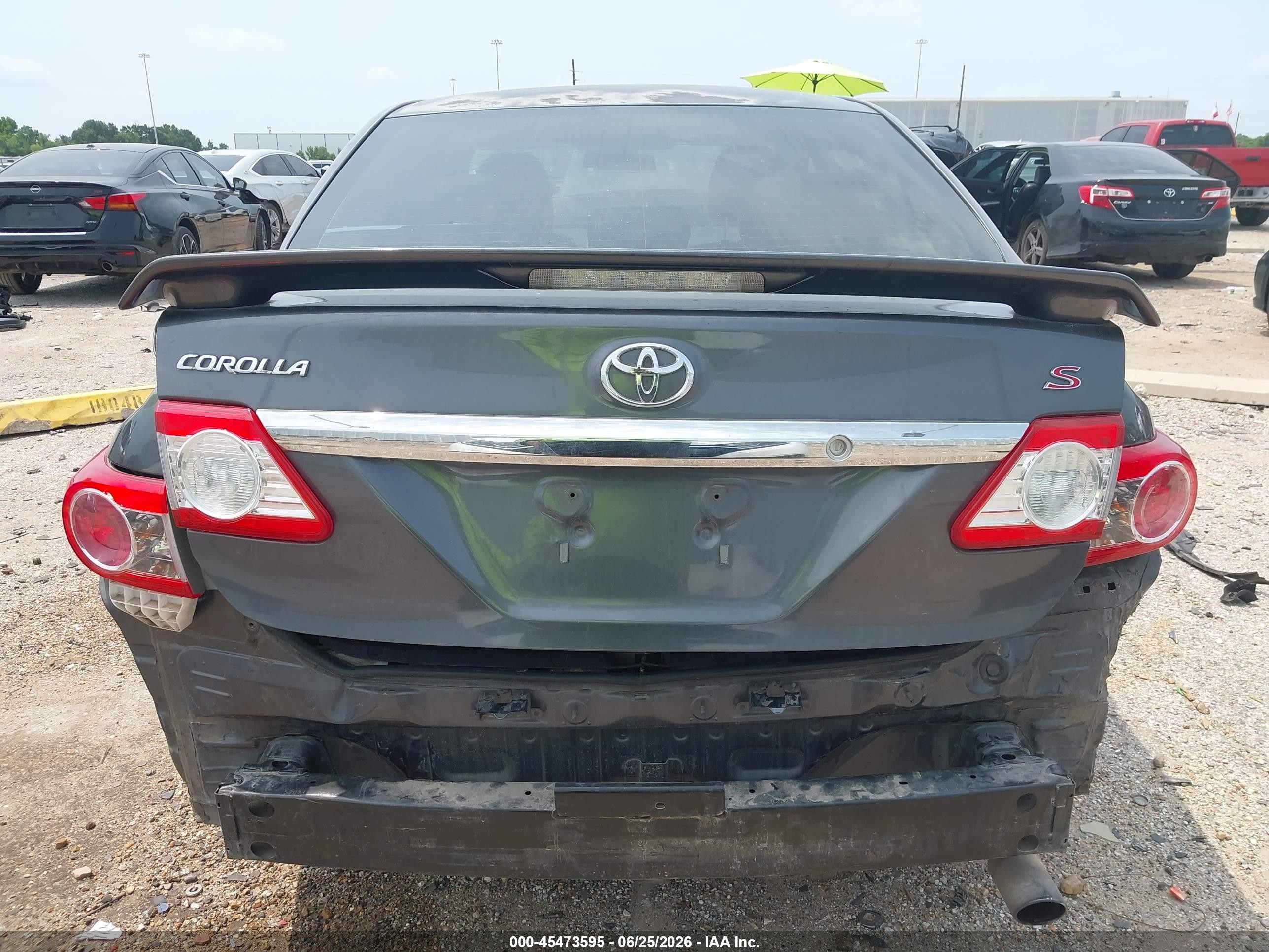 2011 Toyota Corolla S Gray vin: 2T1BU4EE9BC670759