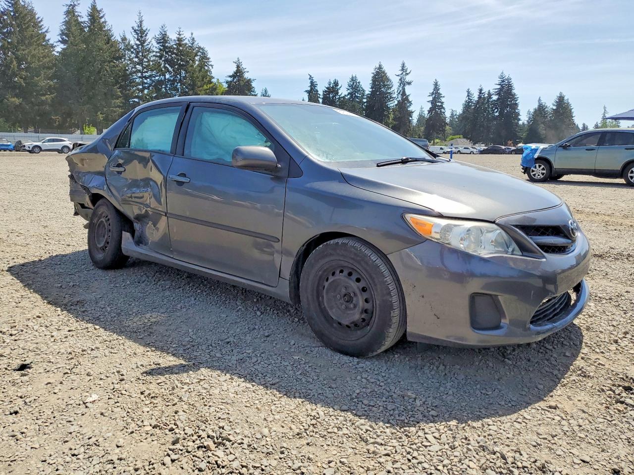 2011 Toyota Corolla Le Gray vin: 2T1BU4EE9BC701329
