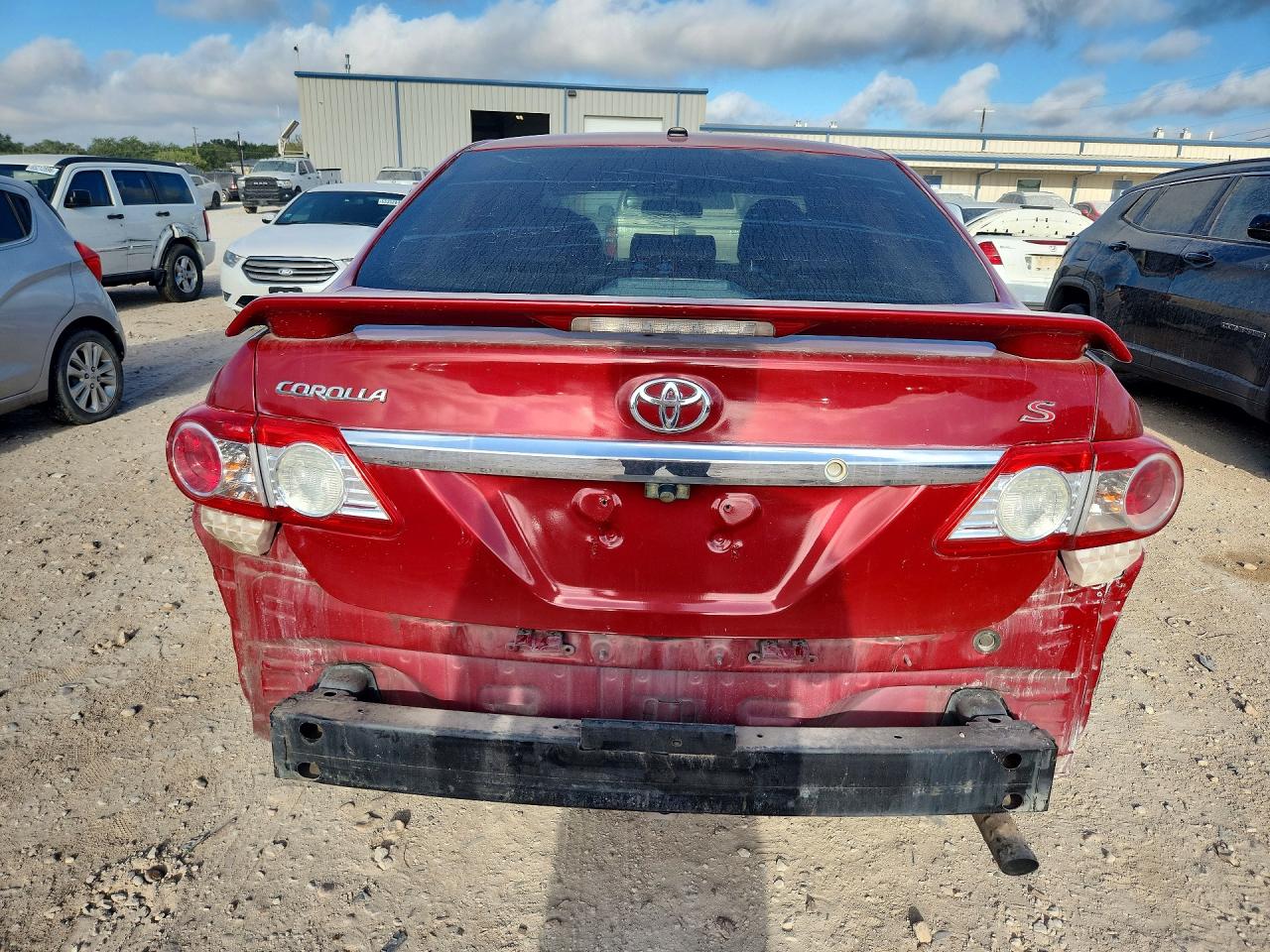 2011 Toyota Corolla S Red vin: 2T1BU4EE9BC716509