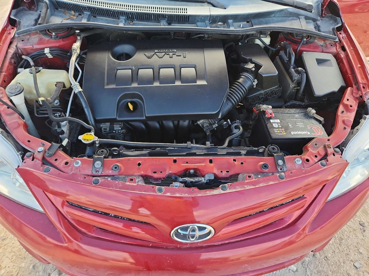 2011 Toyota Corolla S Red vin: 2T1BU4EE9BC716509