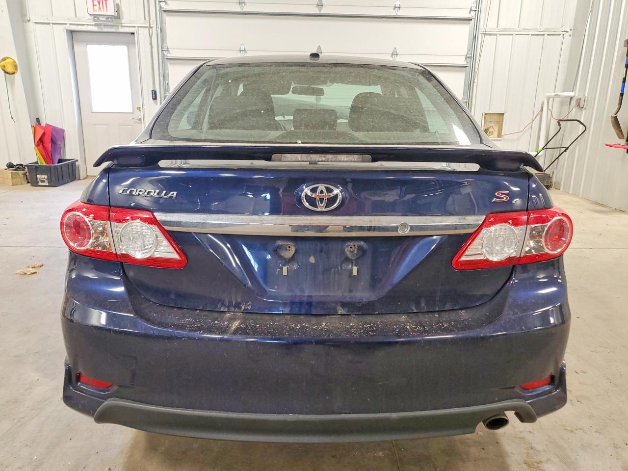 2011 Toyota Corolla S Blue vin: 2T1BU4EE9BC720429
