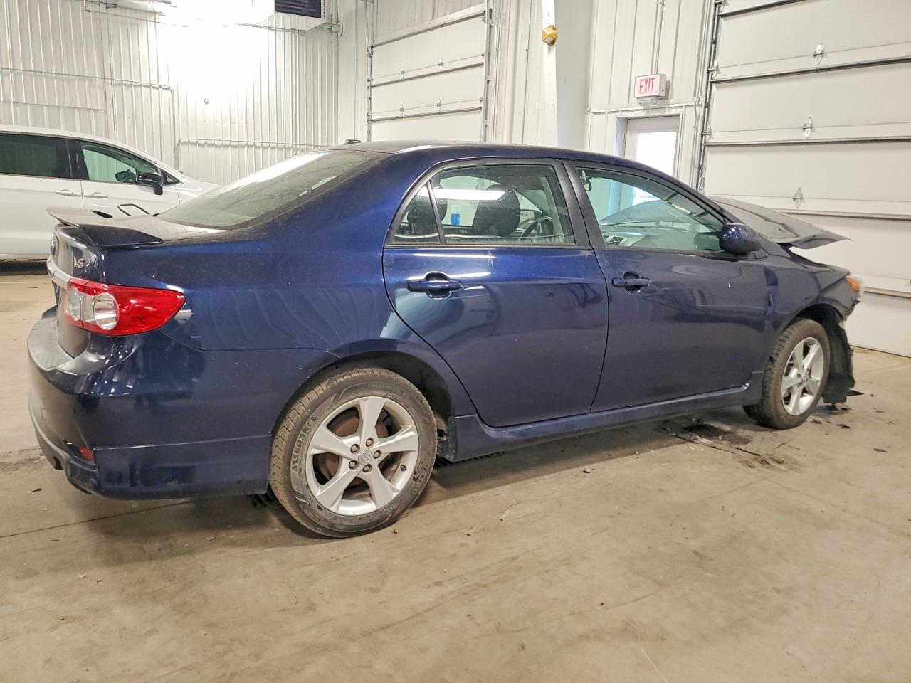 2011 Toyota Corolla S Blue vin: 2T1BU4EE9BC720429