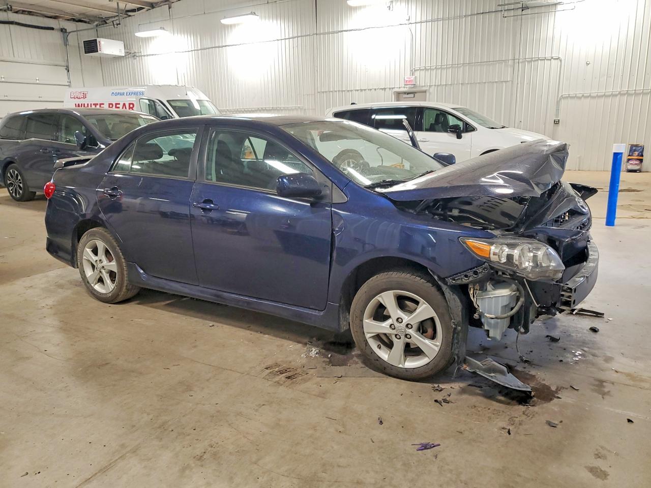 2011 Toyota Corolla S Blue vin: 2T1BU4EE9BC720429