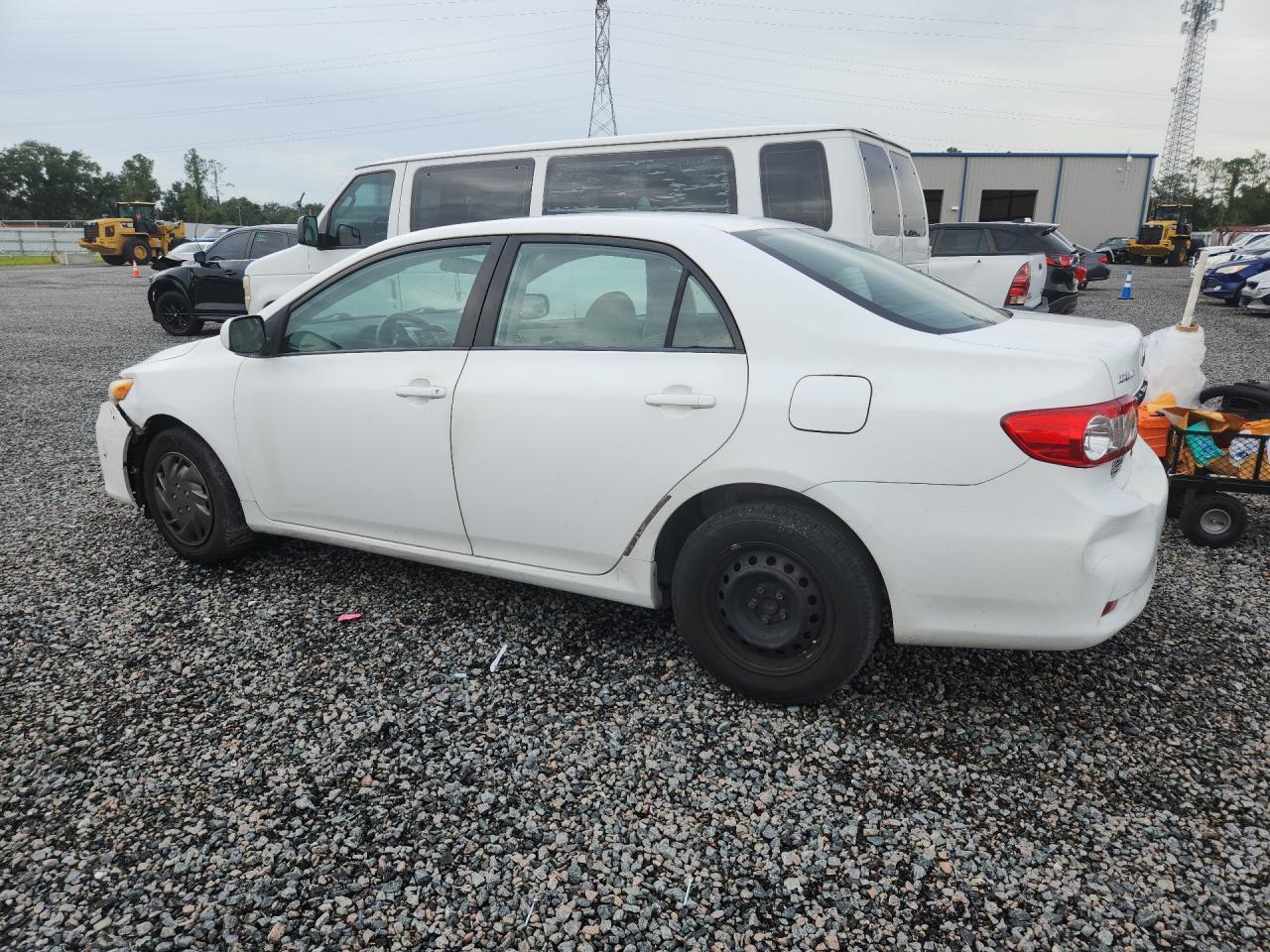 2011 Toyota Corolla Le White vin: 2T1BU4EE9BC726764