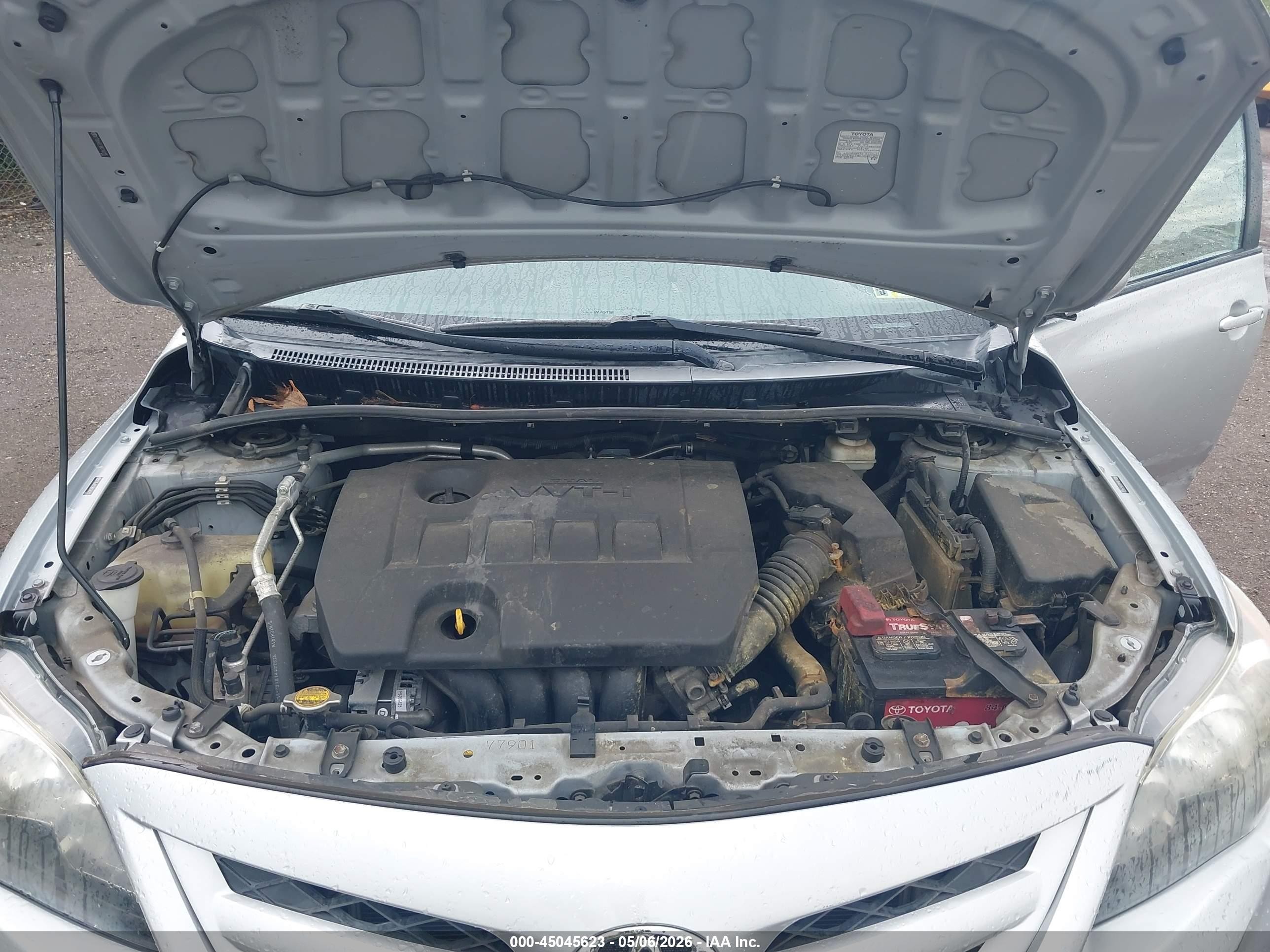 2011 Toyota Corolla S Silver vin: 2T1BU4EE9BC740115