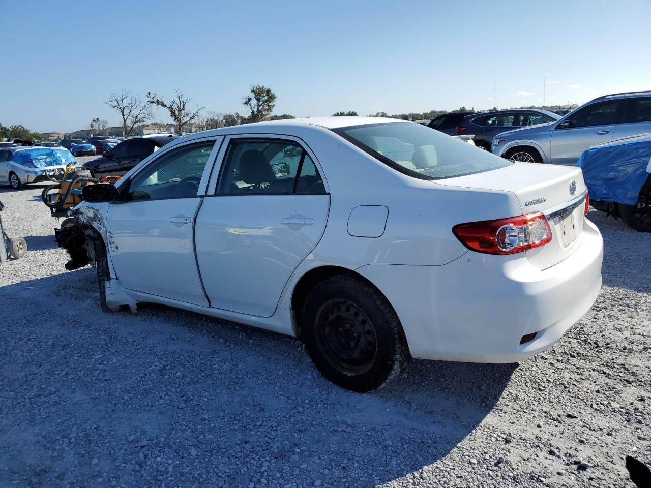 2012 Toyota Corolla Base White vin: 2T1BU4EE9CC760320