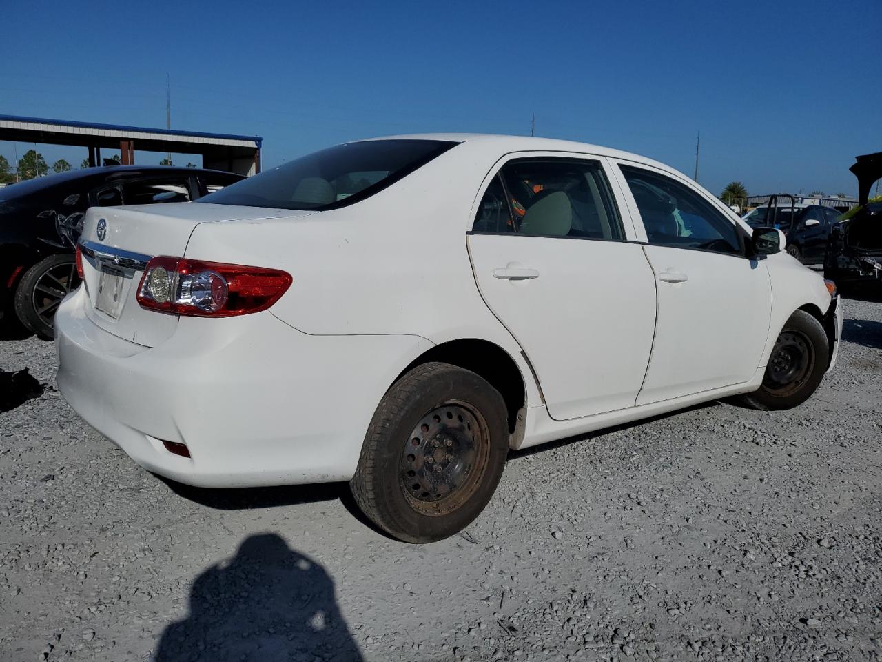 2012 Toyota Corolla Base White vin: 2T1BU4EE9CC760320