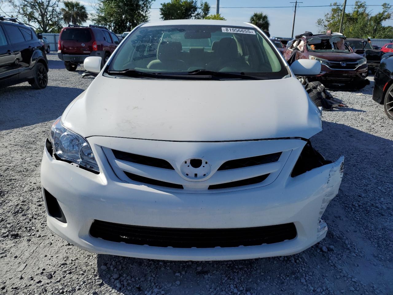 2012 Toyota Corolla Base White vin: 2T1BU4EE9CC760320