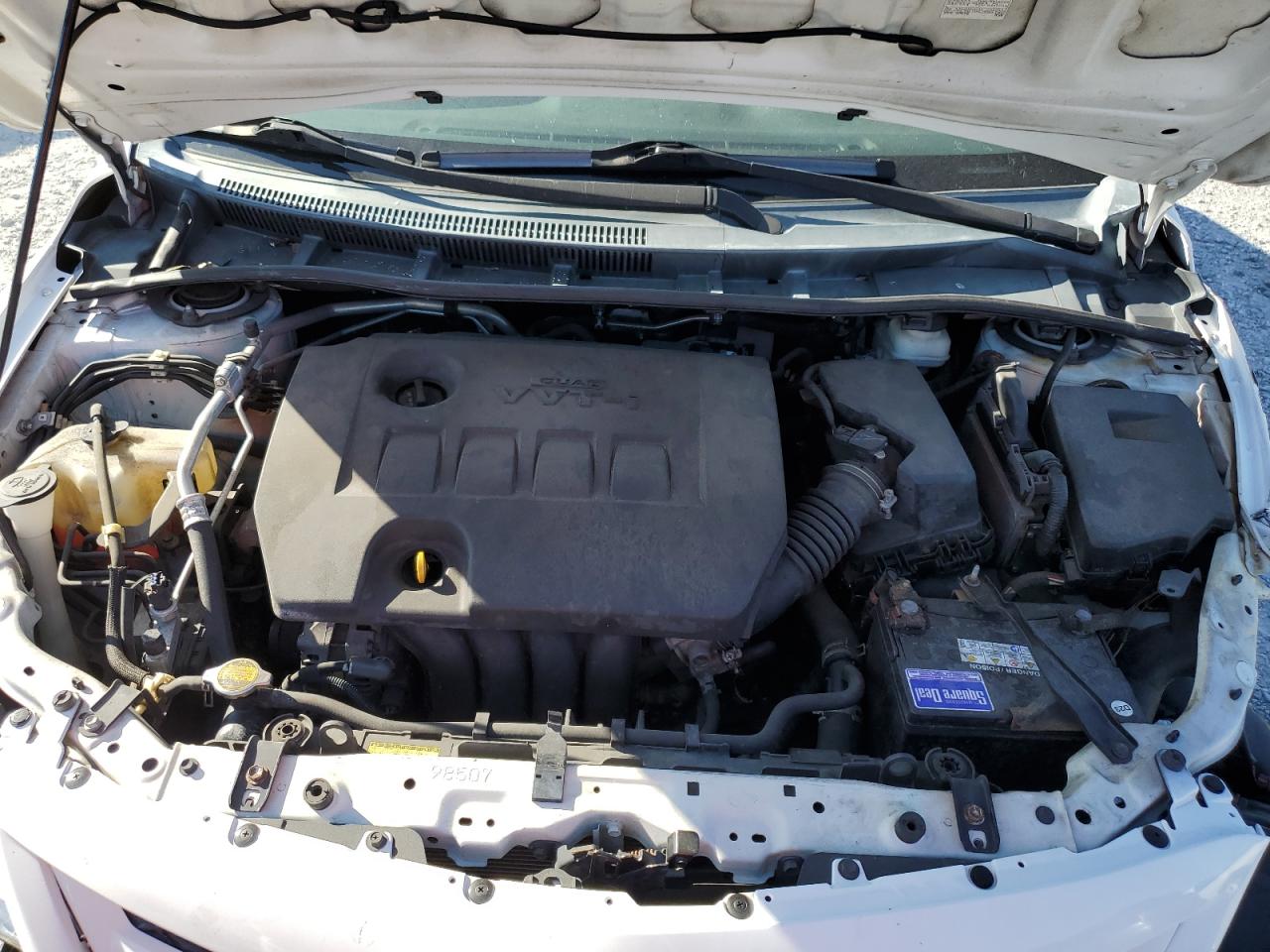 2012 Toyota Corolla Base White vin: 2T1BU4EE9CC760320