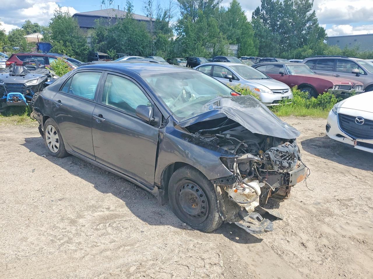2012 Toyota Corolla L Charcoal vin: 2T1BU4EE9CC764917