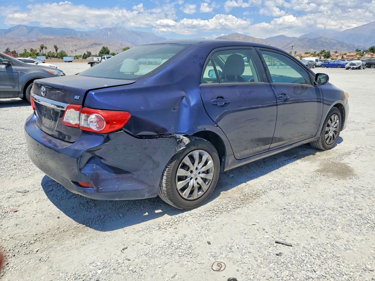 2012 Toyota Corolla Le Blue vin: 2T1BU4EE9CC766618