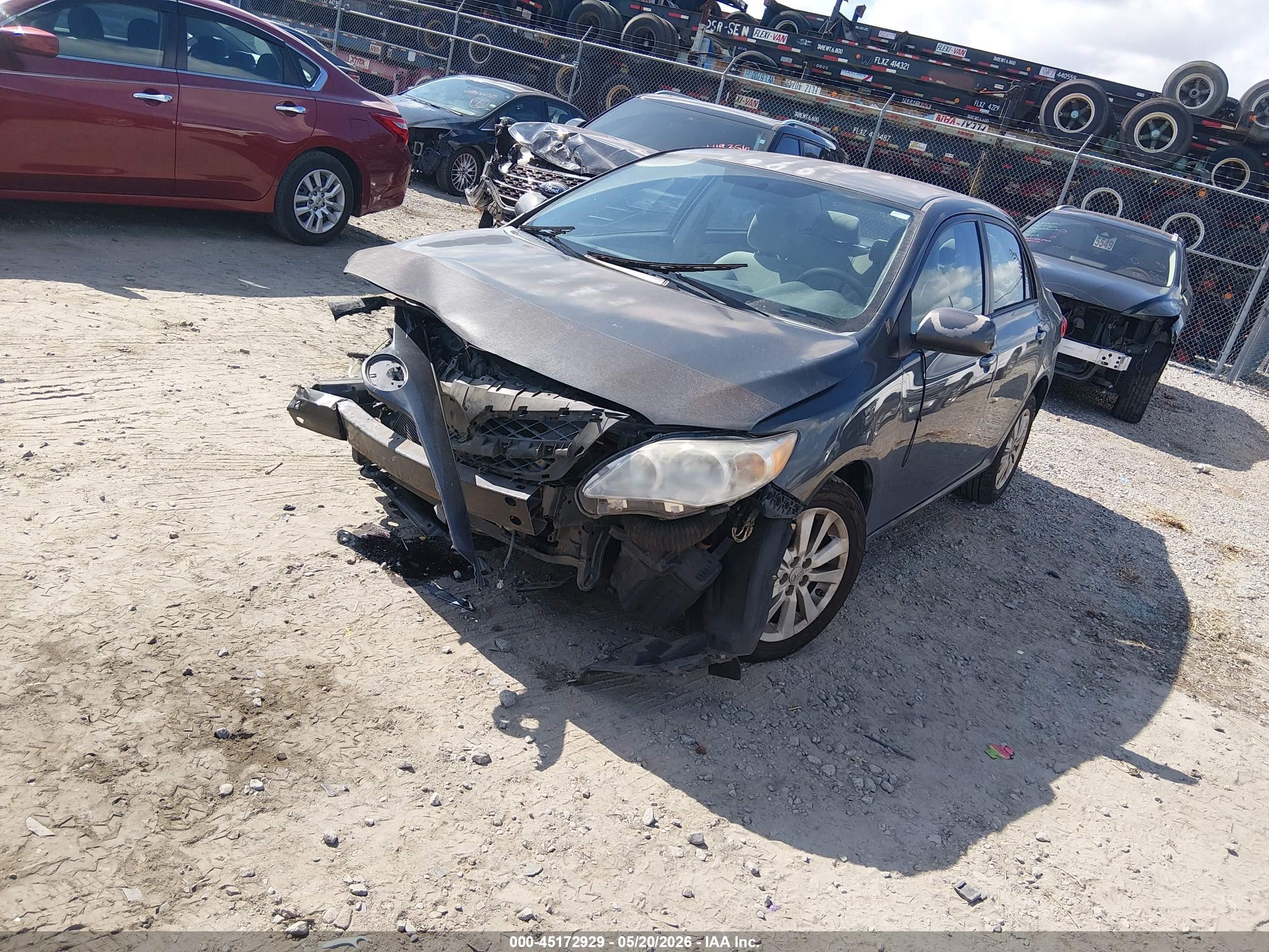 2012 Toyota Corolla Le Gray vin: 2T1BU4EE9CC780258