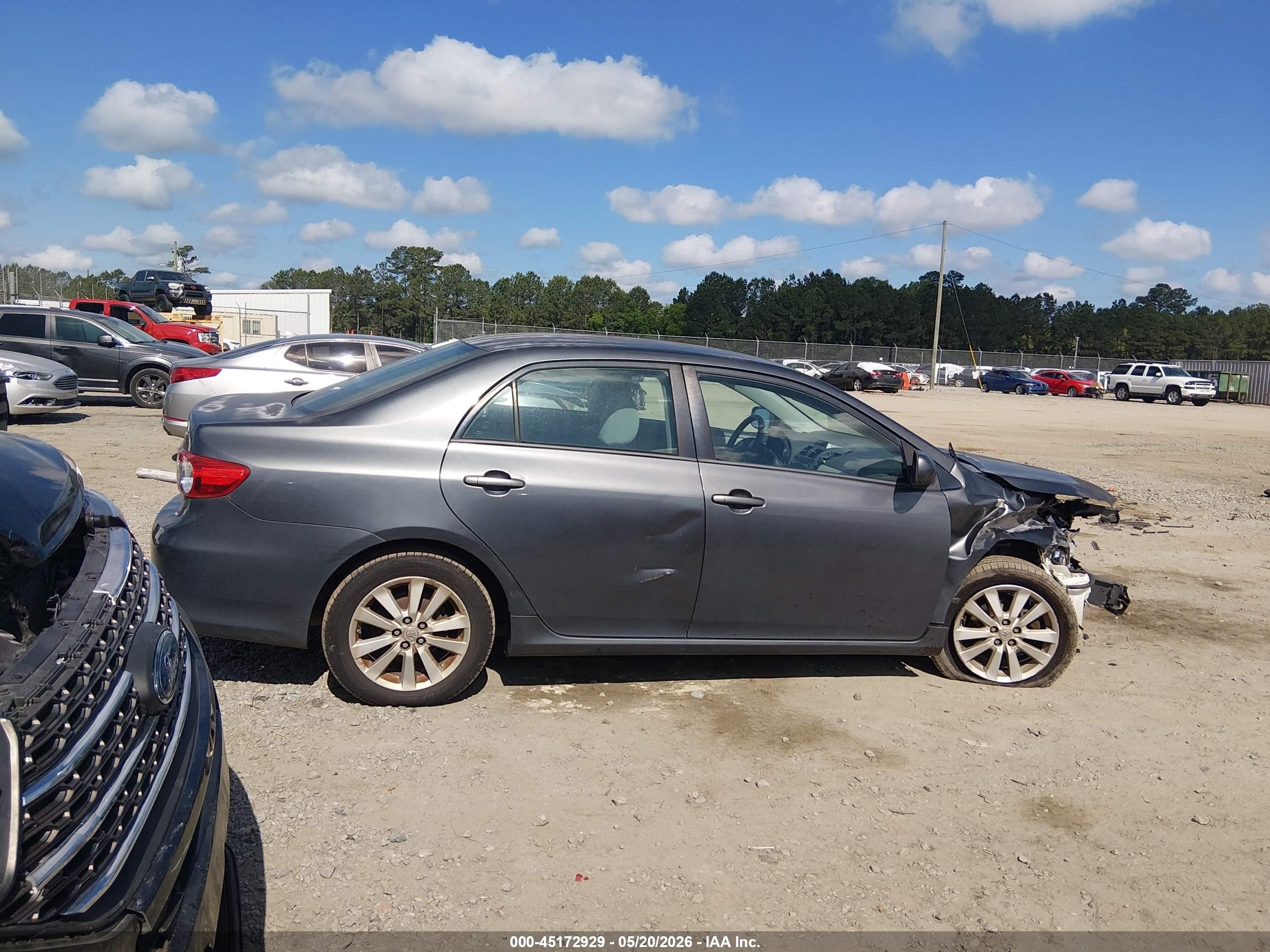 2012 Toyota Corolla Le Gray vin: 2T1BU4EE9CC780258