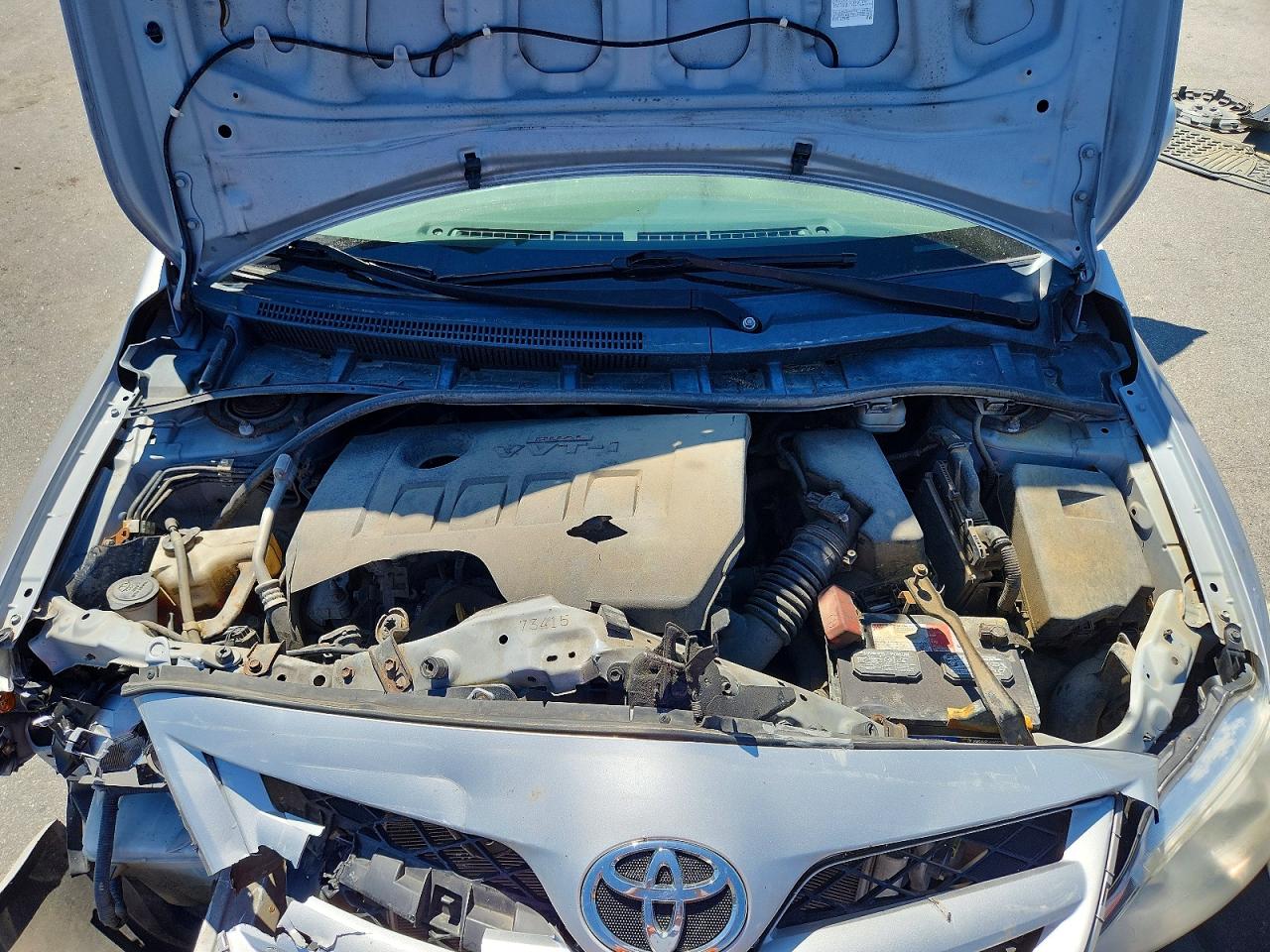 2012 Toyota Corolla Le Silver vin: 2T1BU4EE9CC784522