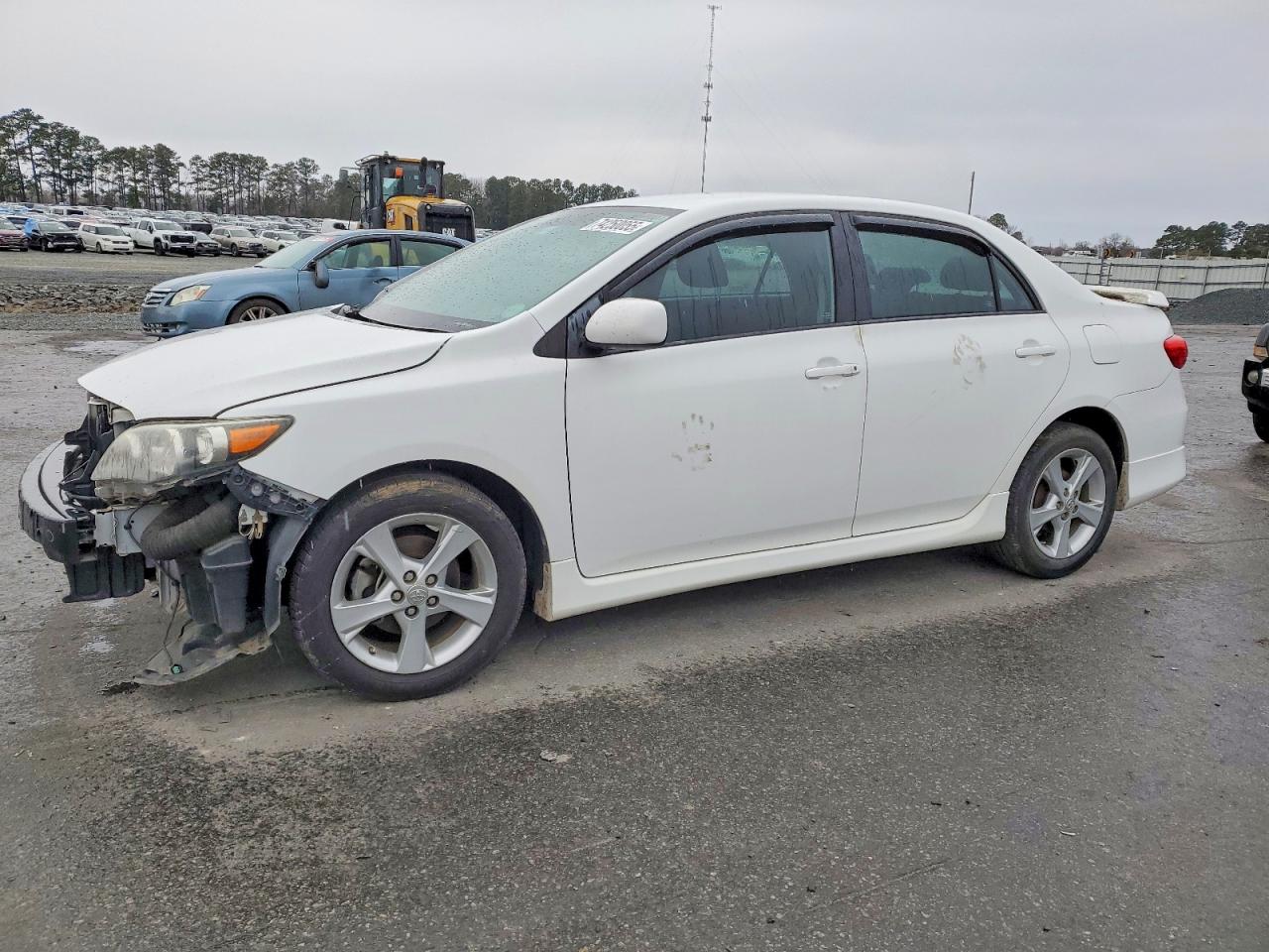 2012 Toyota Corolla Base White vin: 2T1BU4EE9CC791454