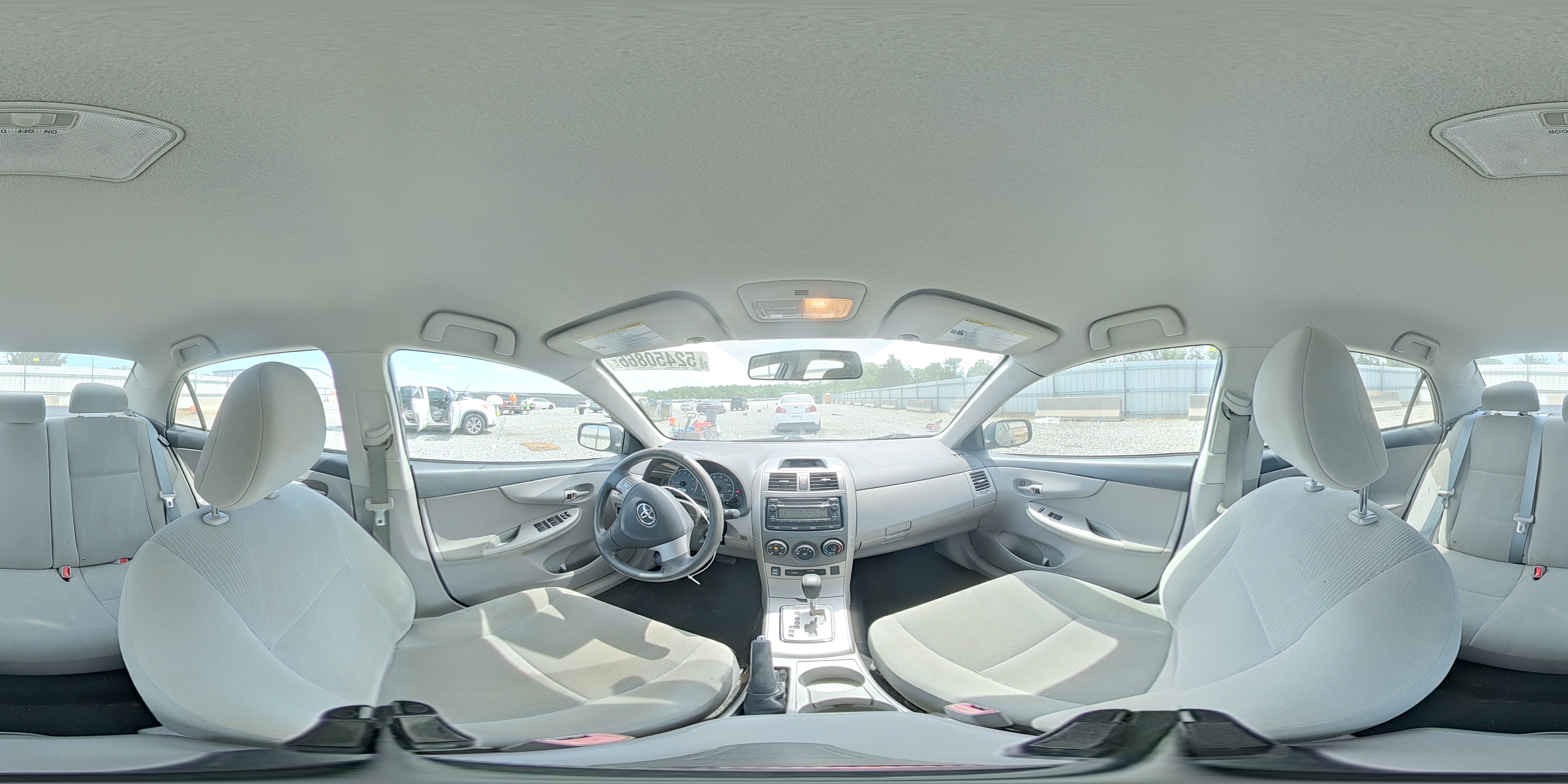 2012 Toyota Corolla Le Gray vin: 2T1BU4EE9CC796752
