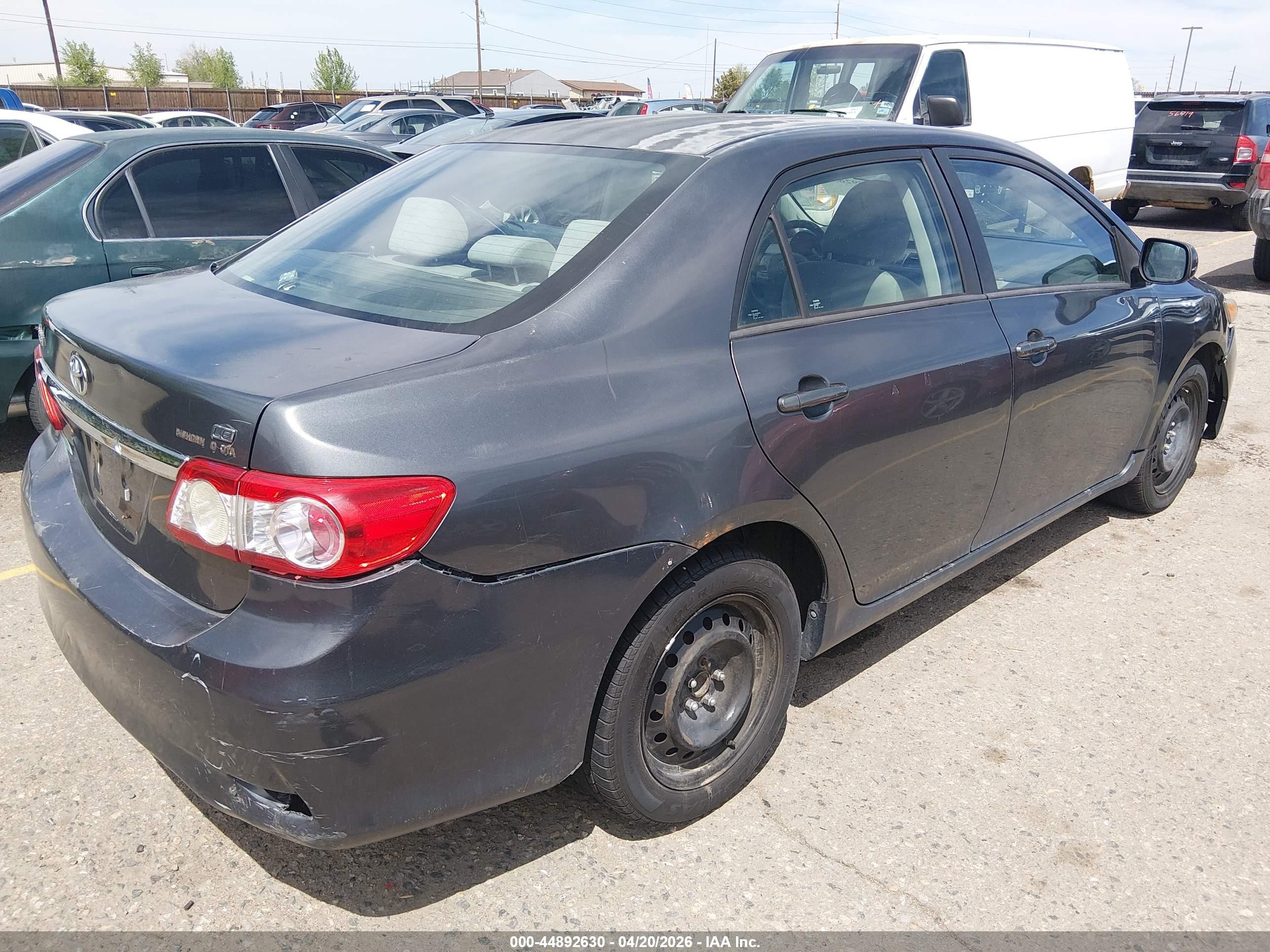 2012 Toyota Corolla Le Black vin: 2T1BU4EE9CC801190