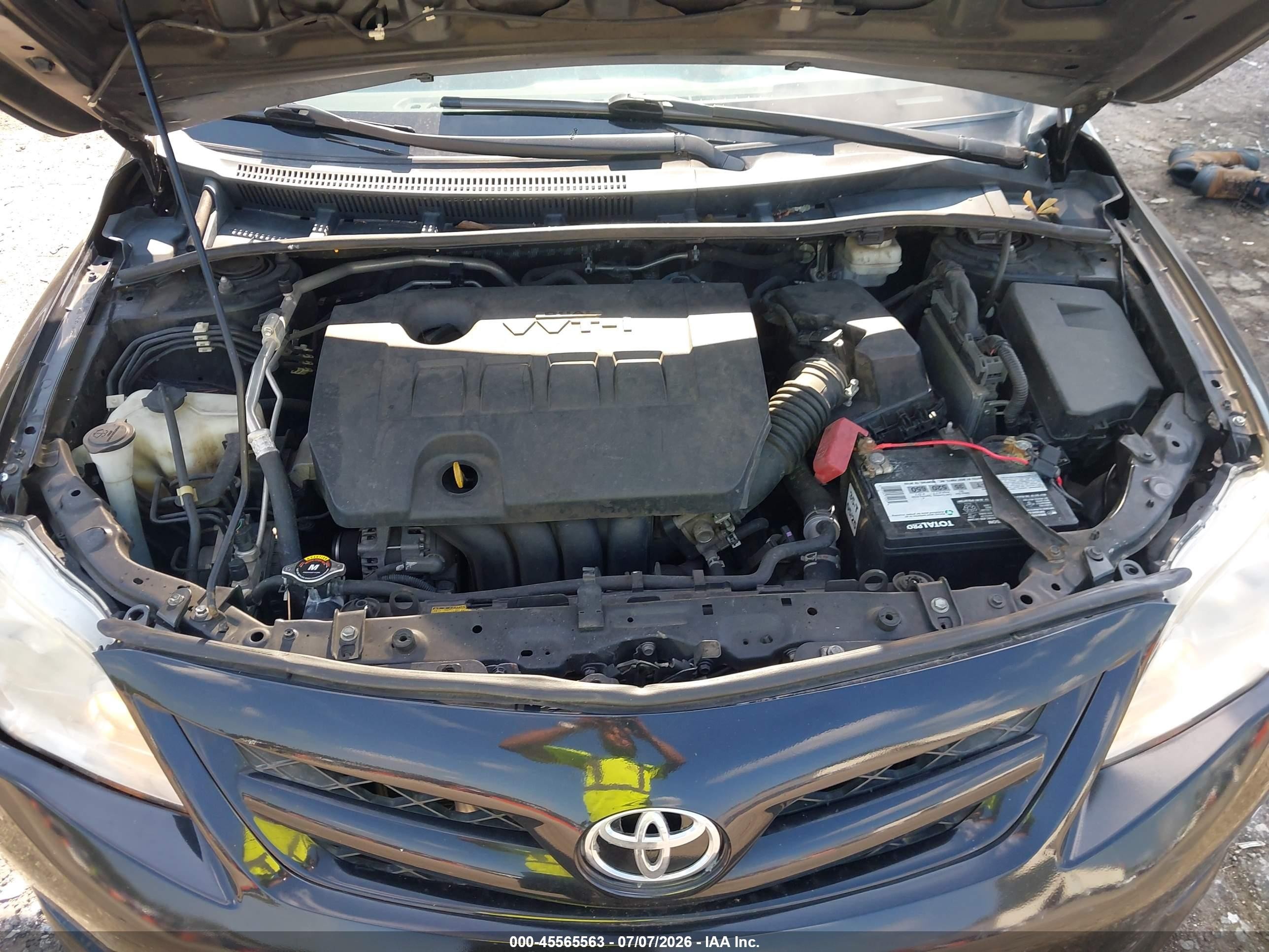 2012 Toyota Corolla Le Black vin: 2T1BU4EE9CC808527