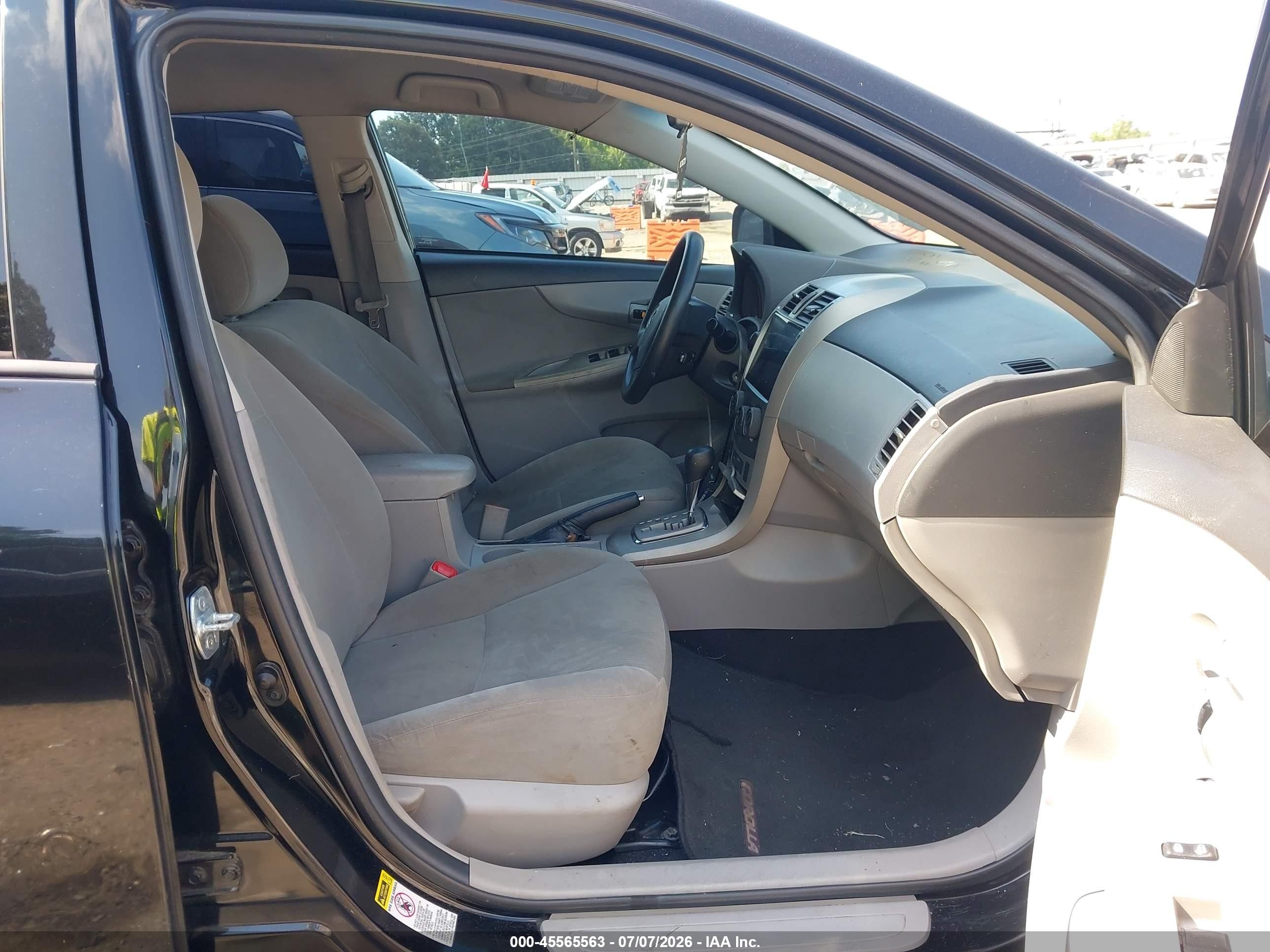 2012 Toyota Corolla Le Black vin: 2T1BU4EE9CC808527