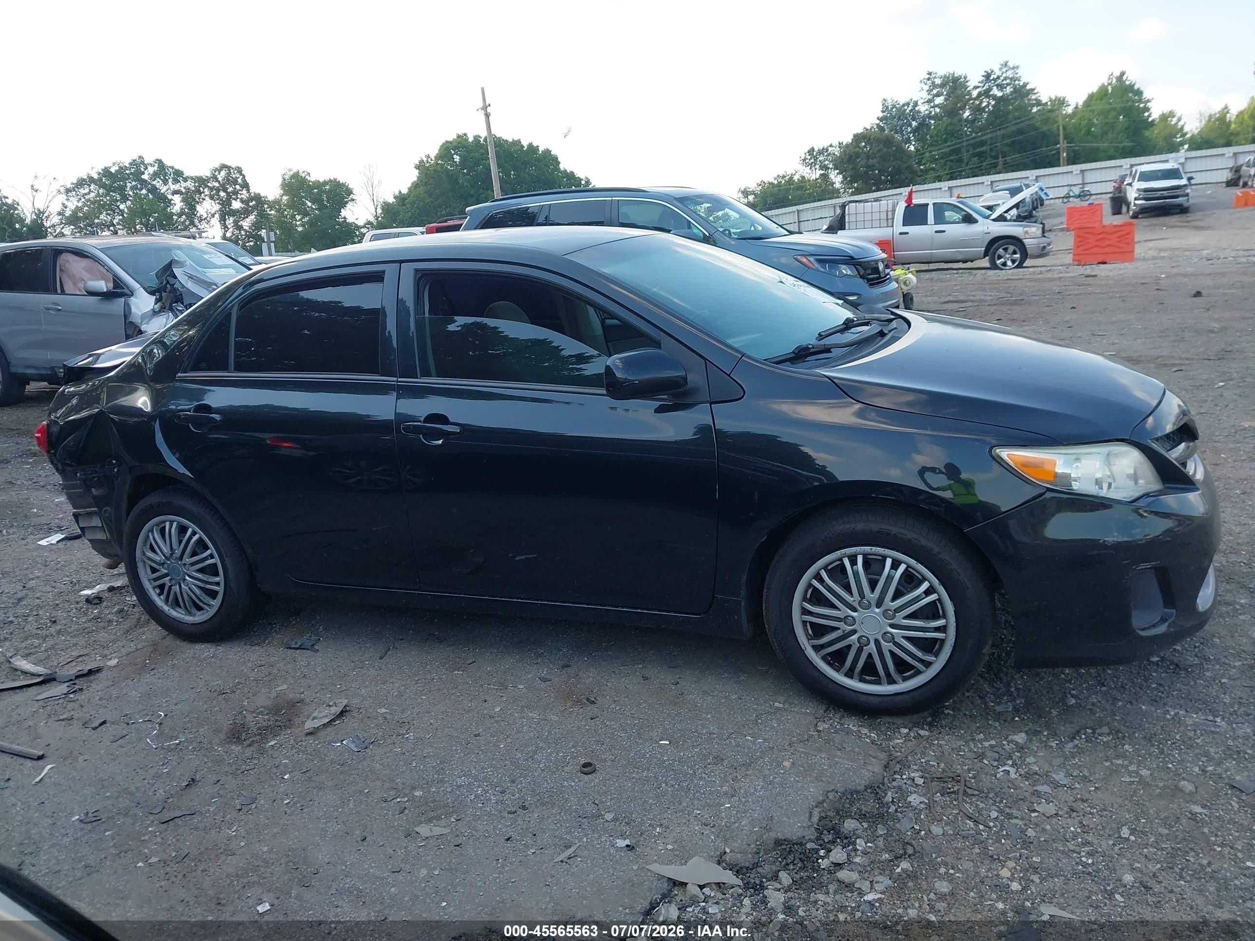 2012 Toyota Corolla Le Black vin: 2T1BU4EE9CC808527