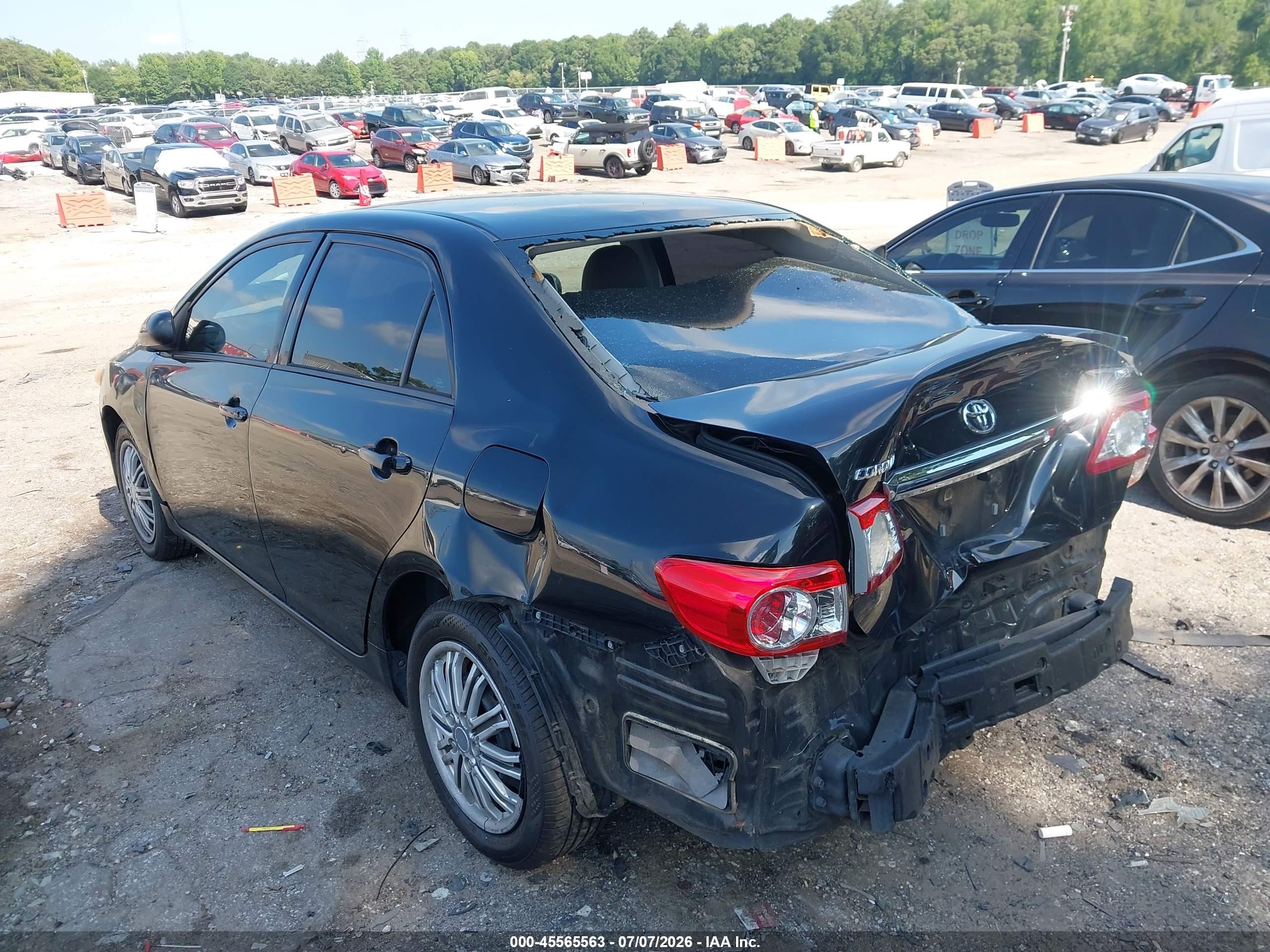 2012 Toyota Corolla Le Black vin: 2T1BU4EE9CC808527