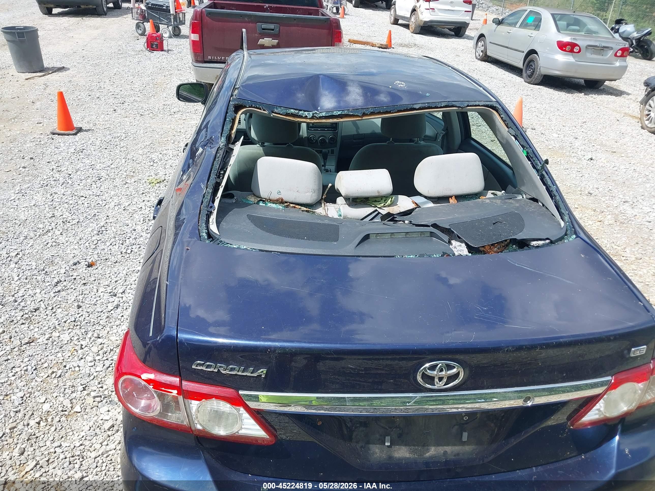 2012 Toyota Corolla Le Blue vin: 2T1BU4EE9CC828731