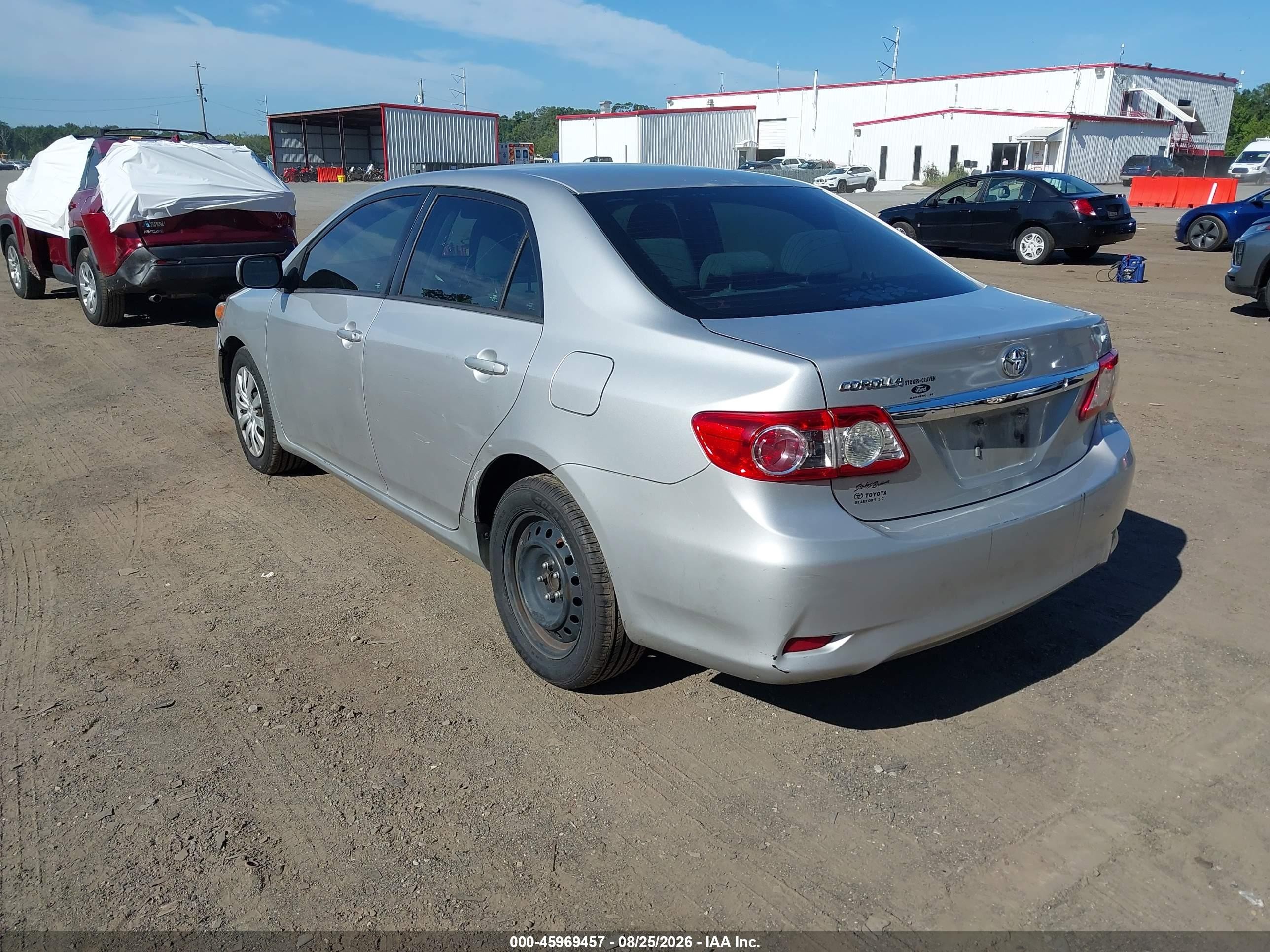 2012 Toyota Corolla Le Silver vin: 2T1BU4EE9CC829474