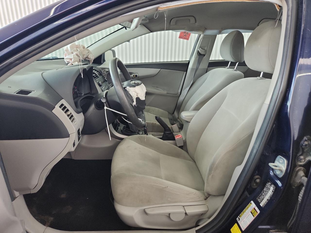 2012 Toyota Corolla L Синий vin: 2T1BU4EE9CC830303 Damage: Airbag - Front Left, Deployed, Replacement Required