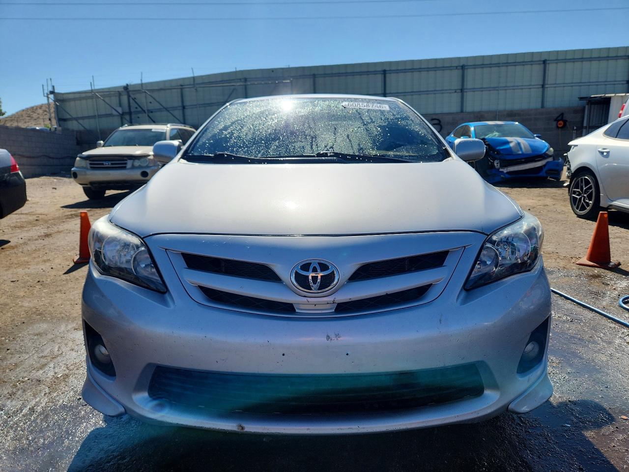 2012 Toyota Corolla S Silver vin: 2T1BU4EE9CC832357