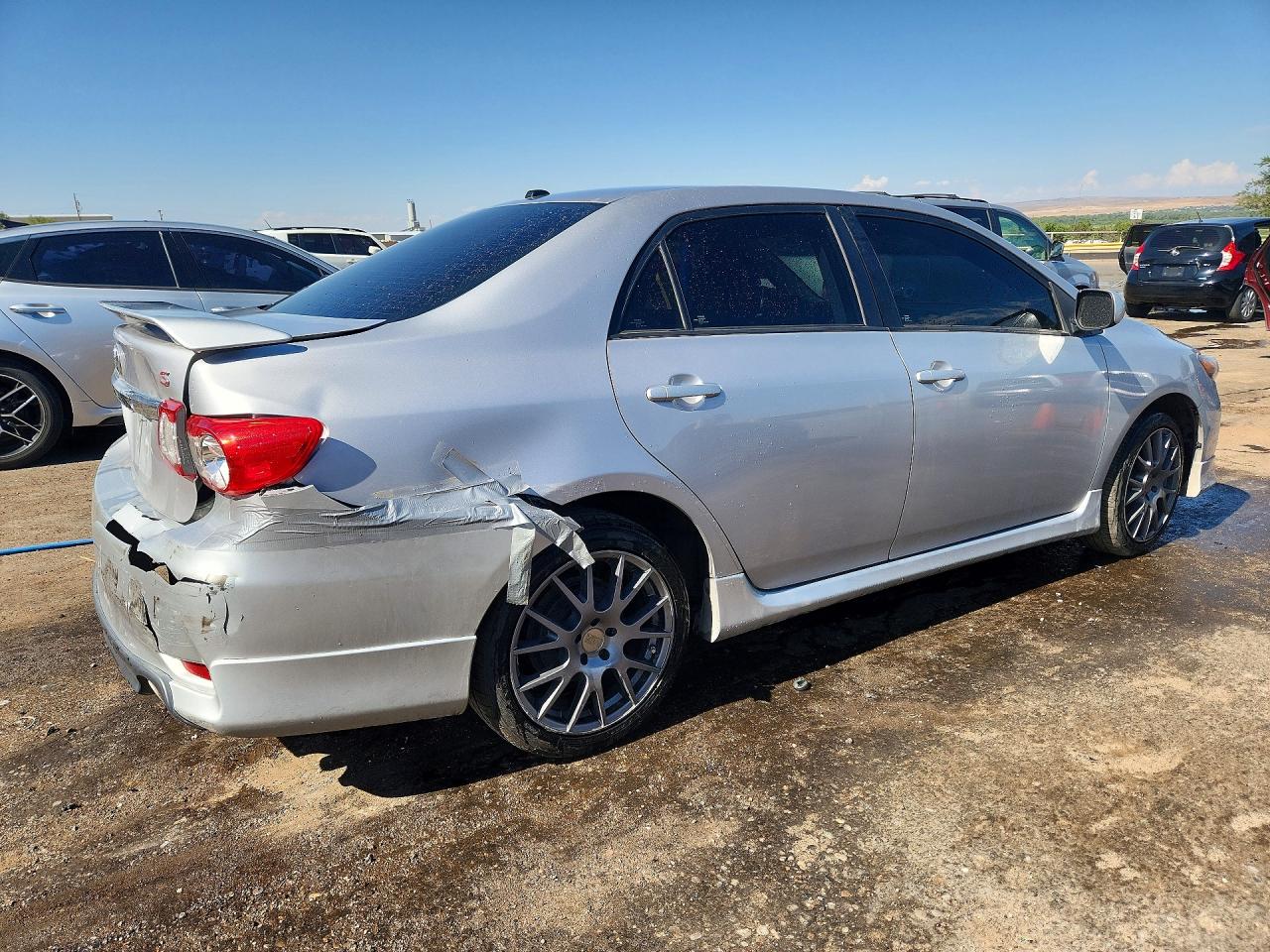2012 Toyota Corolla S Silver vin: 2T1BU4EE9CC832357
