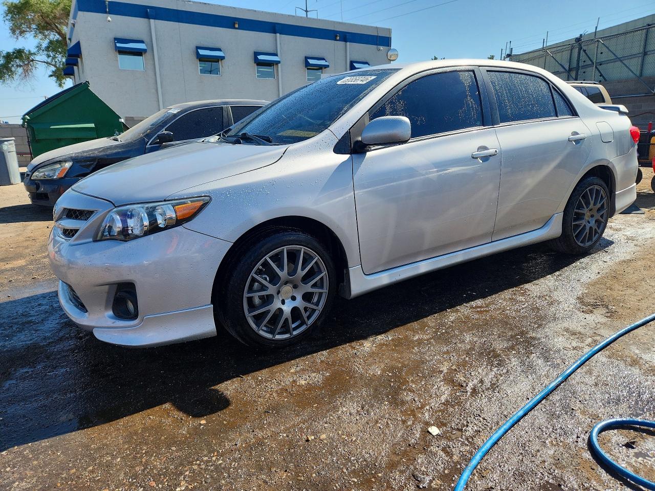2012 Toyota Corolla S Silver vin: 2T1BU4EE9CC832357