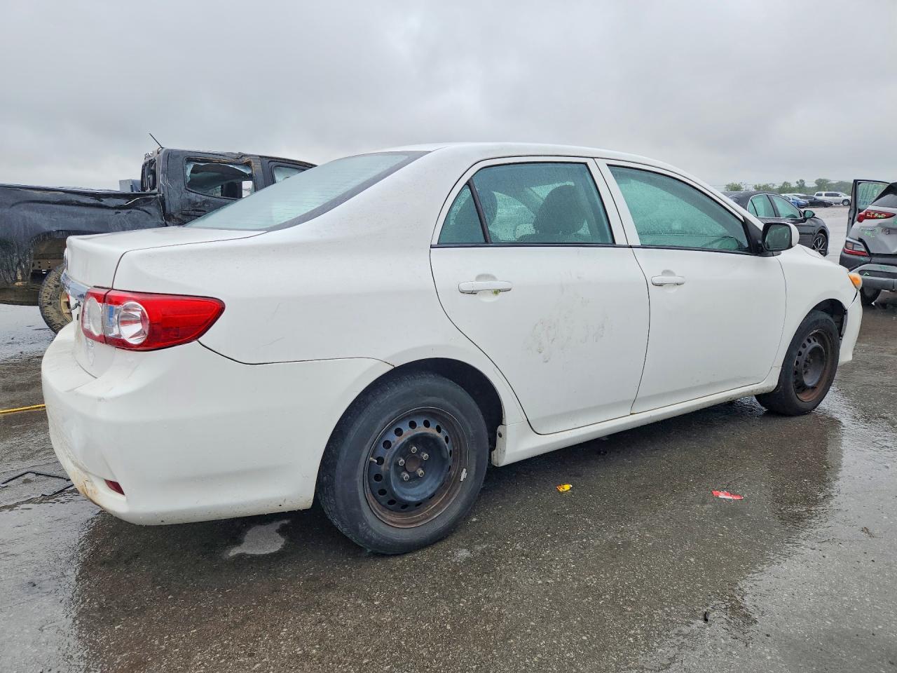 2012 Toyota Corolla L White vin: 2T1BU4EE9CC845853