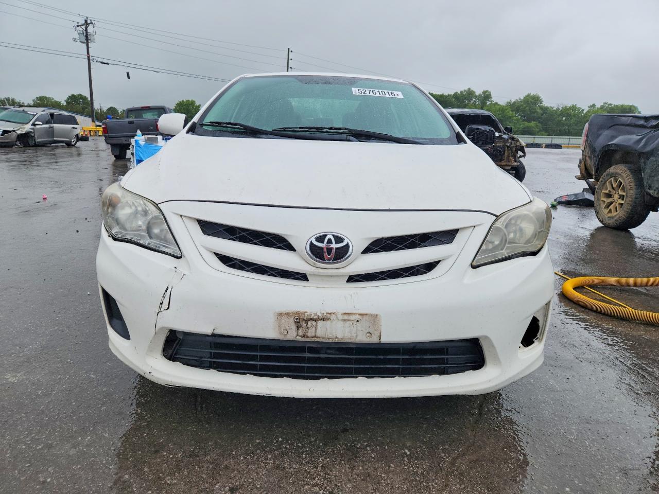 2012 Toyota Corolla L White vin: 2T1BU4EE9CC845853