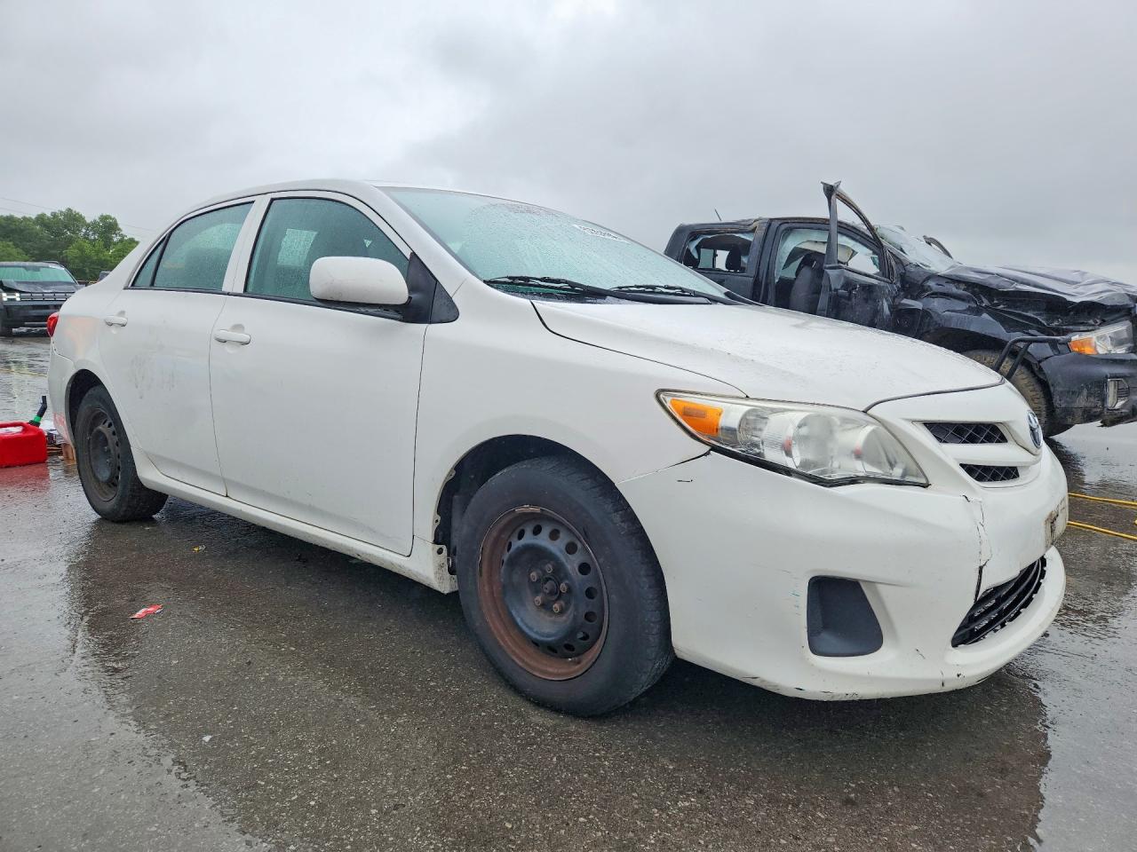 2012 Toyota Corolla L White vin: 2T1BU4EE9CC845853