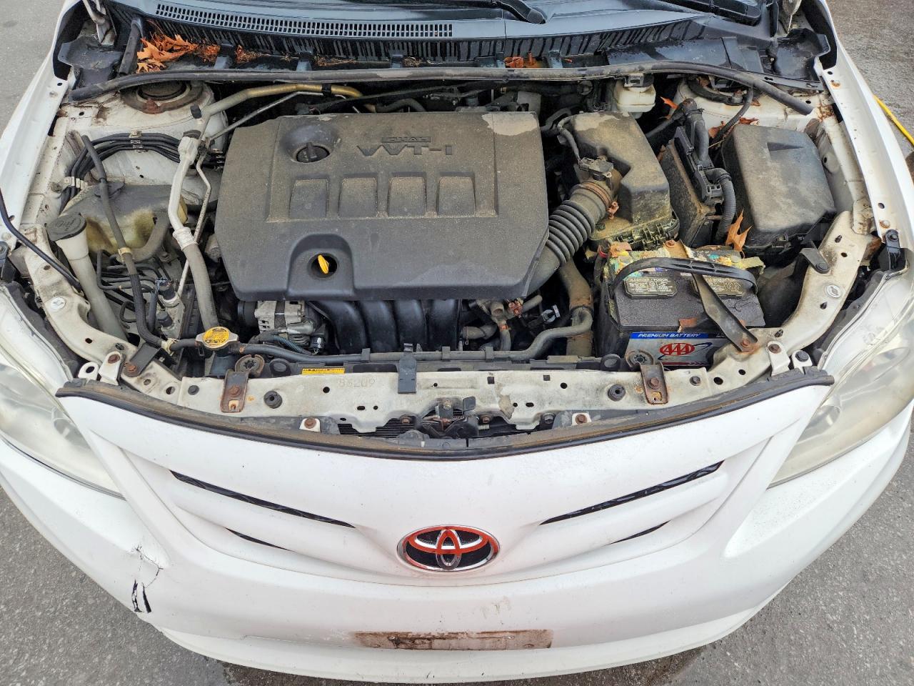 2012 Toyota Corolla L White vin: 2T1BU4EE9CC845853