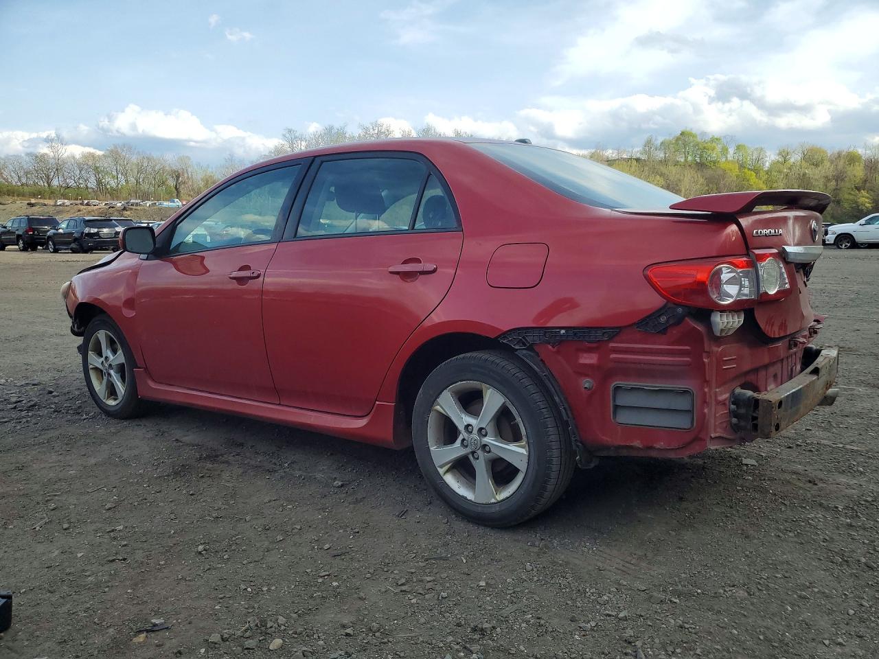 2012 Toyota Corolla S Red vin: 2T1BU4EE9CC851913