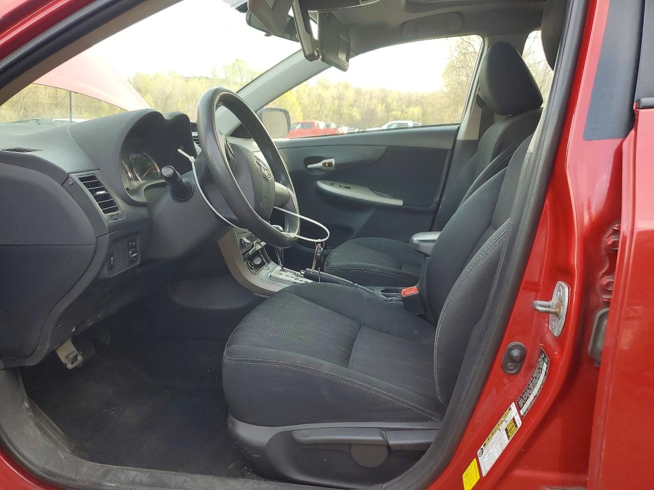 2012 Toyota Corolla S Red vin: 2T1BU4EE9CC851913