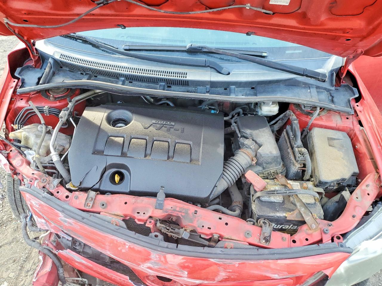 2012 Toyota Corolla S Red vin: 2T1BU4EE9CC851913