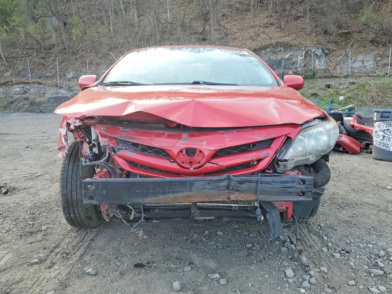 2012 Toyota Corolla S Red vin: 2T1BU4EE9CC851913