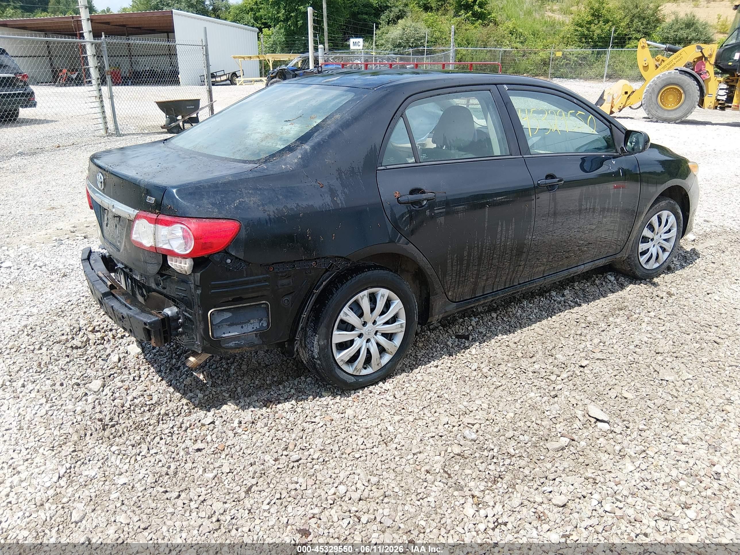 2012 Toyota Corolla Le Black vin: 2T1BU4EE9CC861261