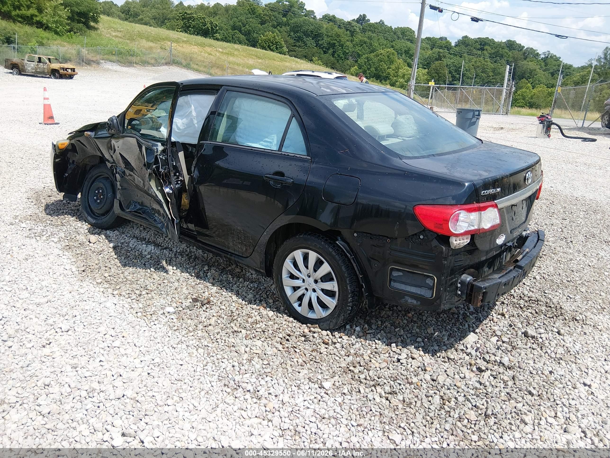 2012 Toyota Corolla Le Black vin: 2T1BU4EE9CC861261