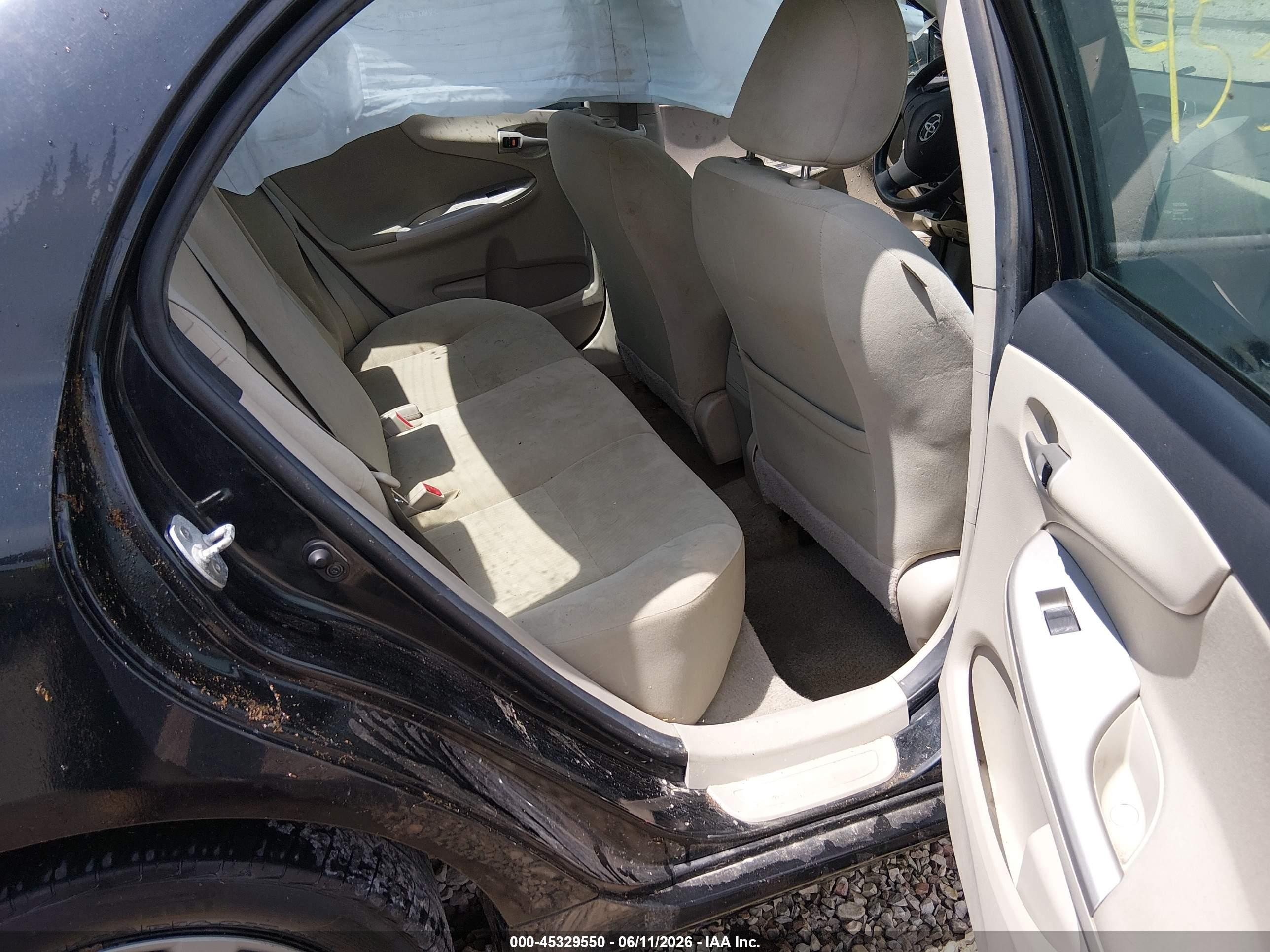 2012 Toyota Corolla Le Black vin: 2T1BU4EE9CC861261