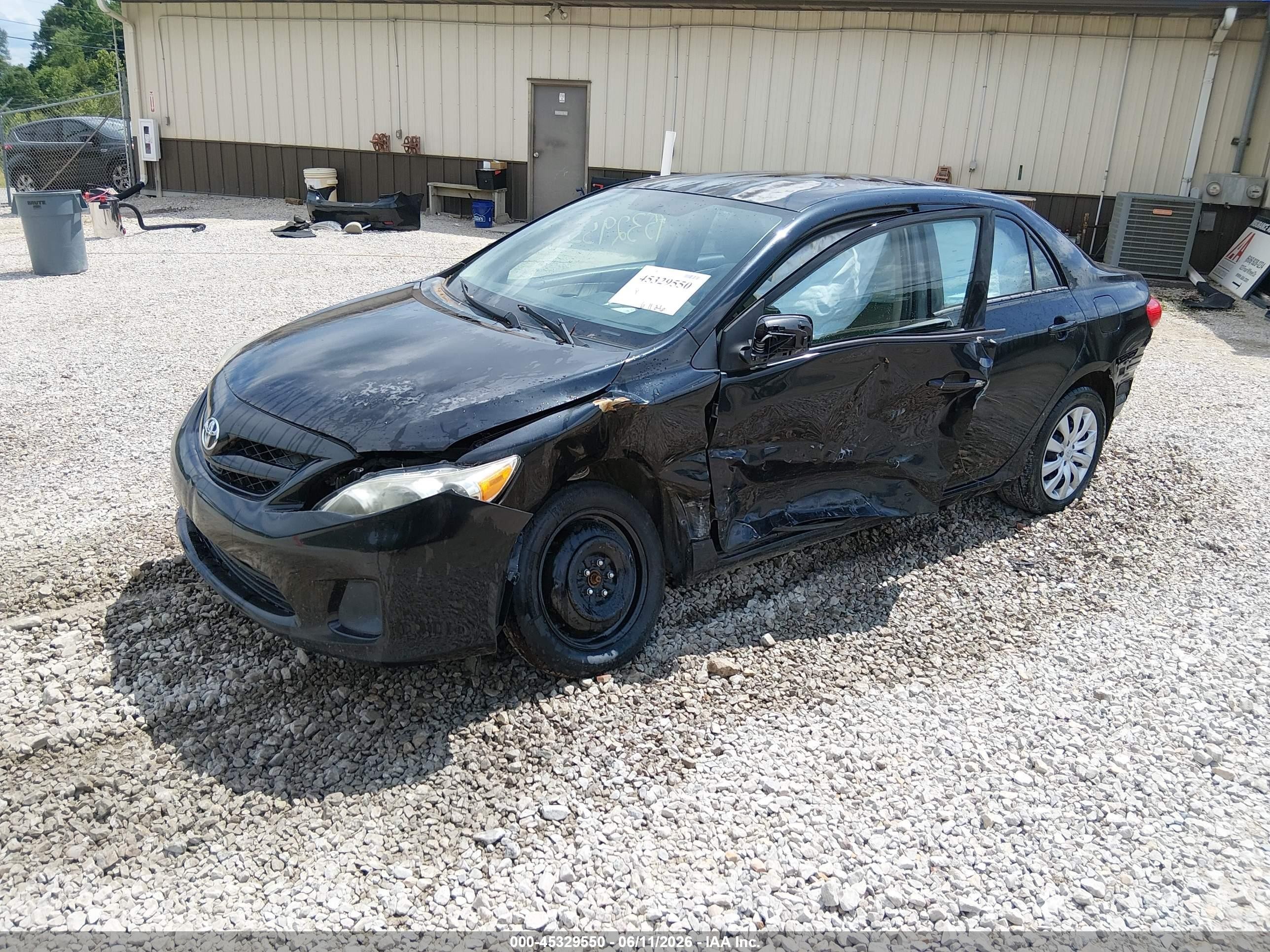 2012 Toyota Corolla Le Black vin: 2T1BU4EE9CC861261