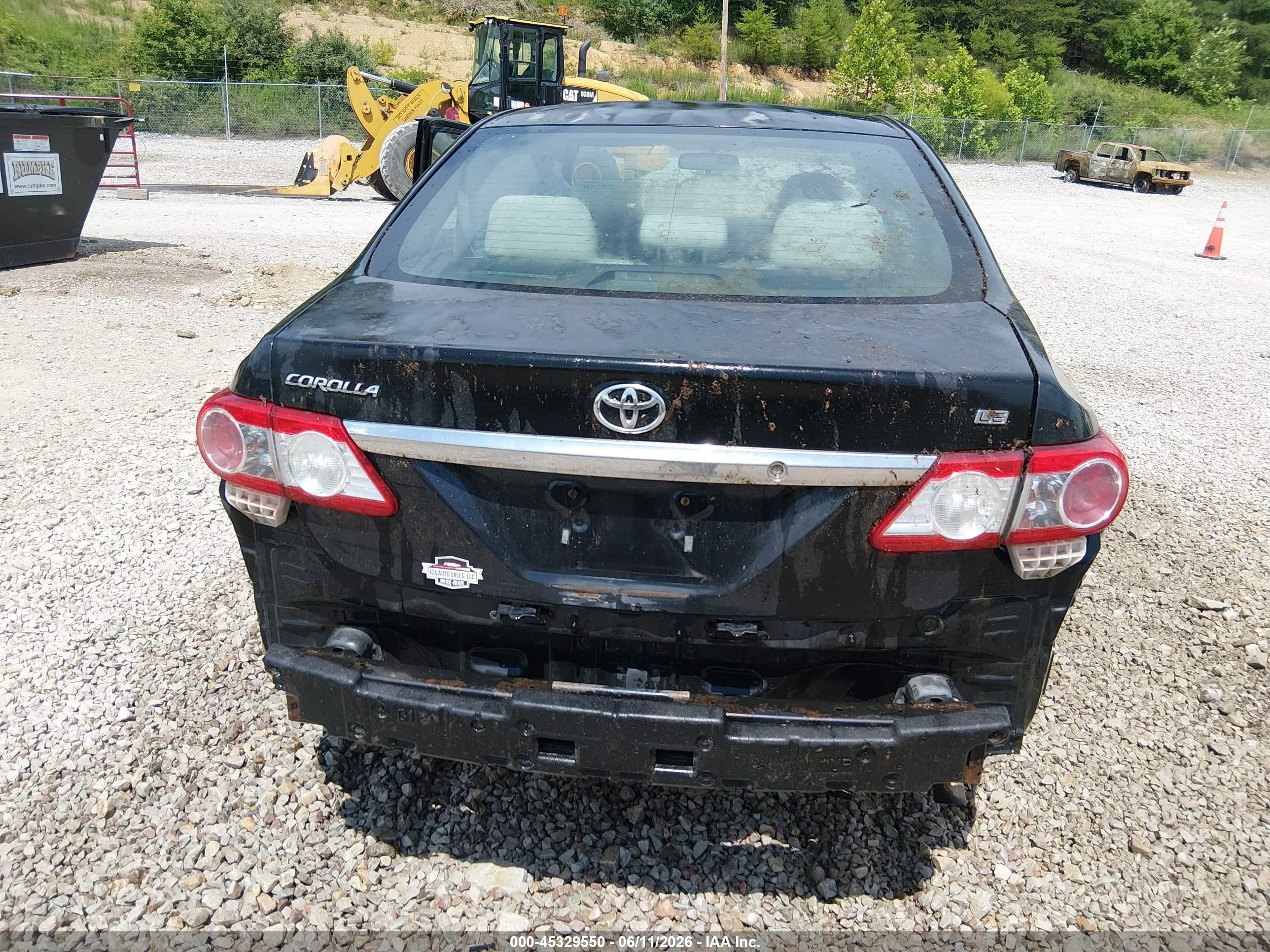 2012 Toyota Corolla Le Black vin: 2T1BU4EE9CC861261
