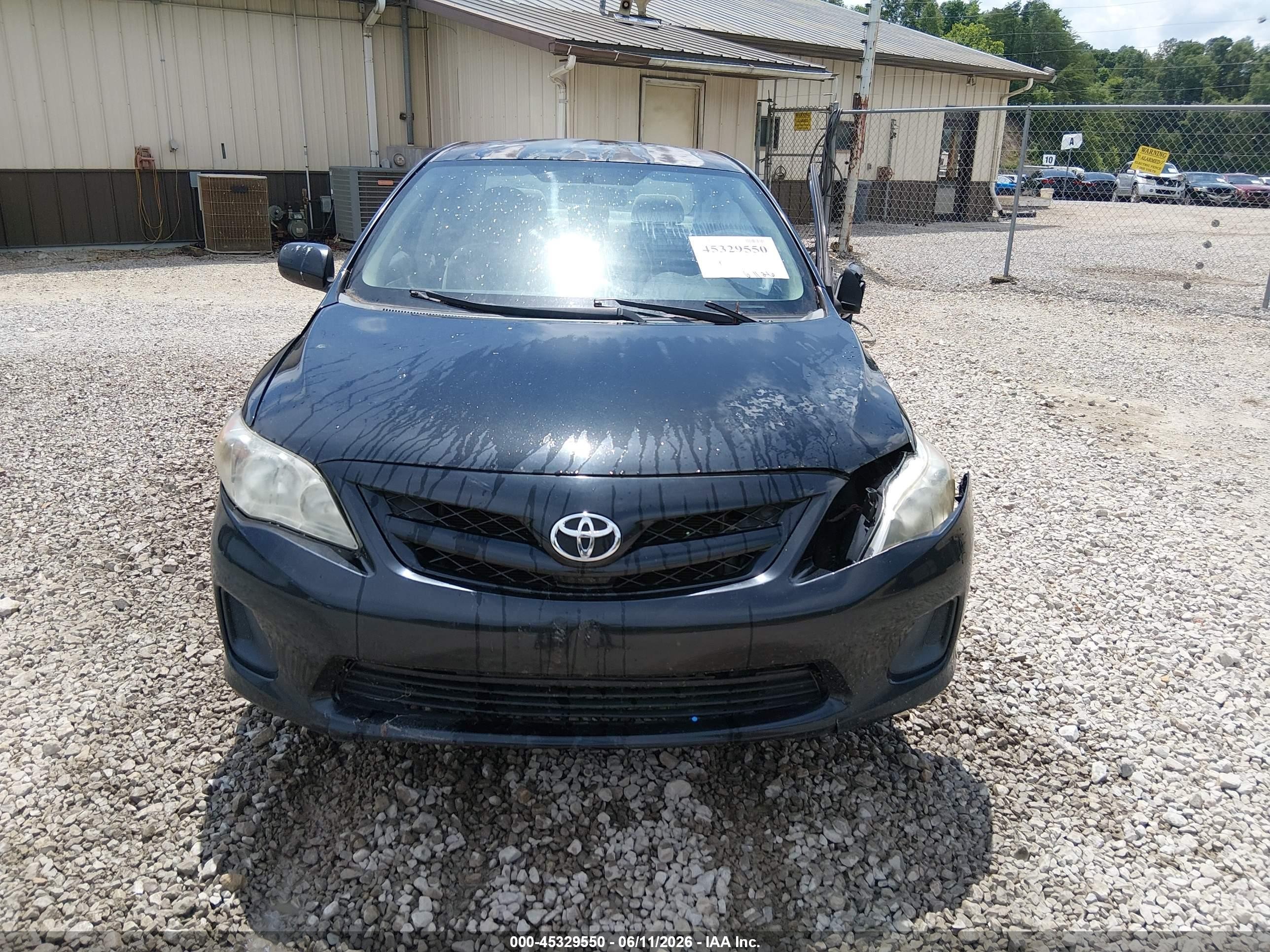 2012 Toyota Corolla Le Black vin: 2T1BU4EE9CC861261